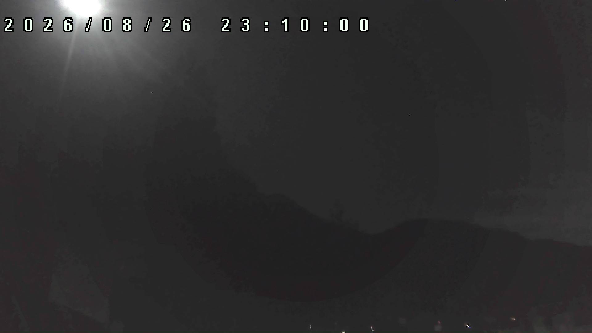 2026年8月26日 23:10ごろの金剛山登山口周辺の空