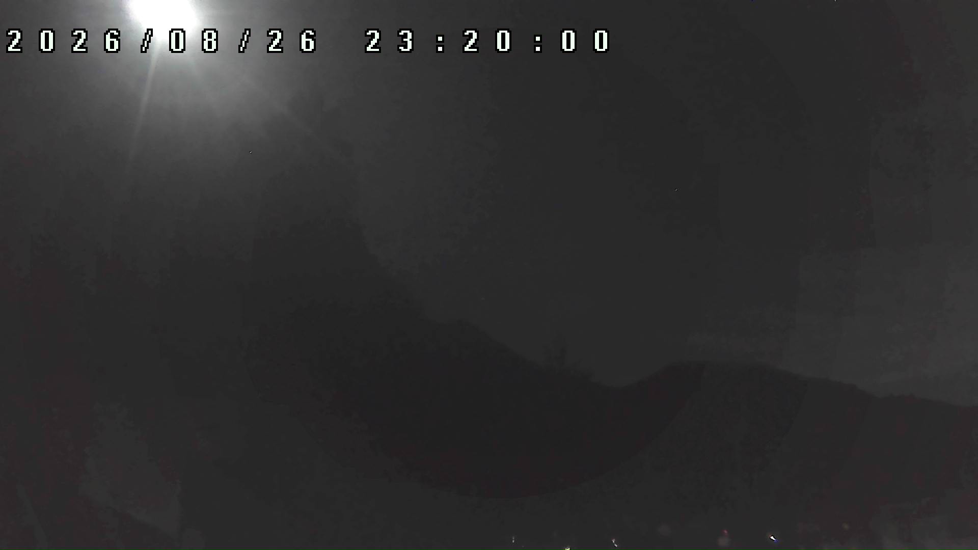 2026年8月26日 23:20ごろの金剛山登山口周辺の空