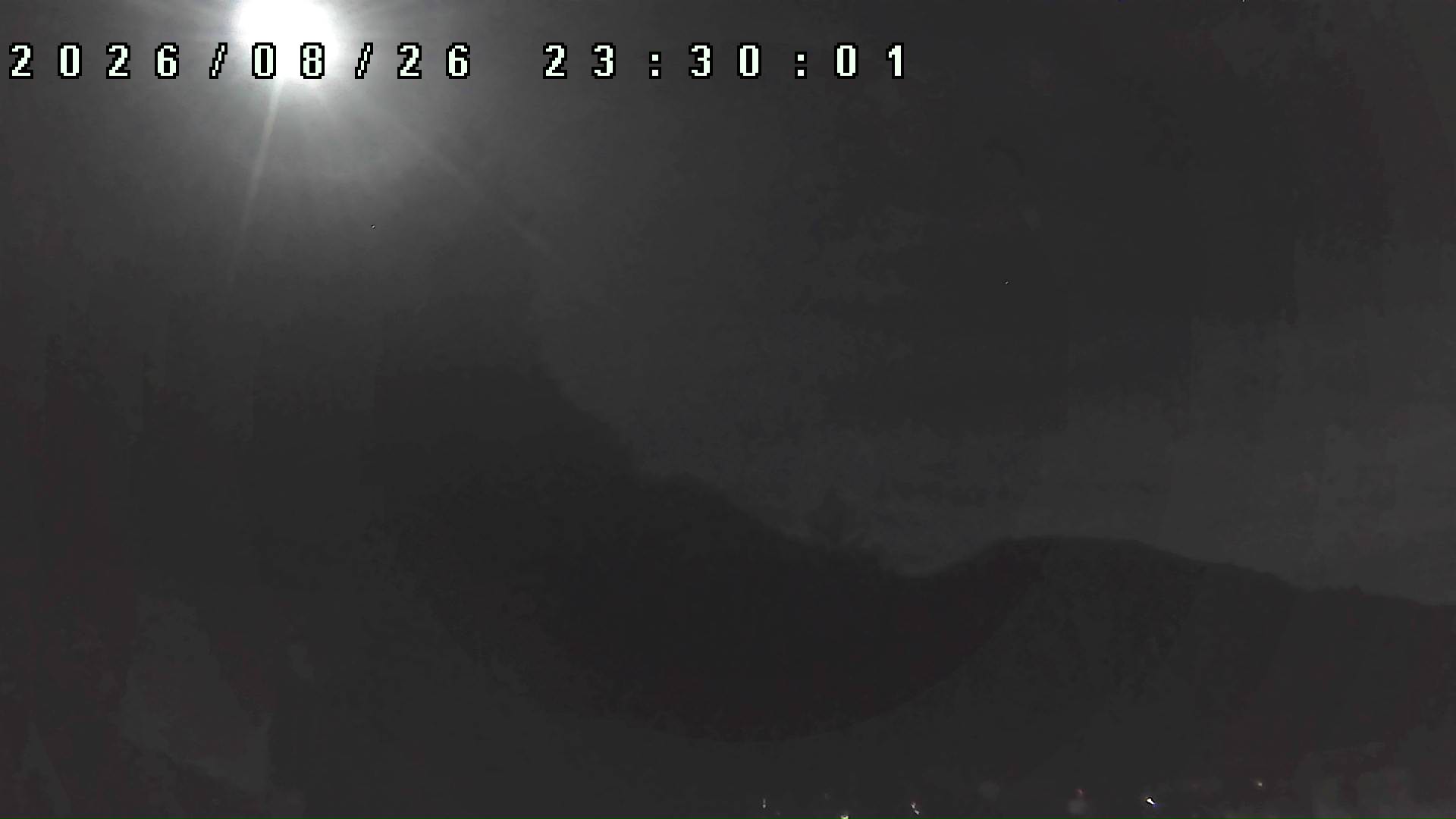 2026年8月26日 23:30ごろの金剛山登山口周辺の空