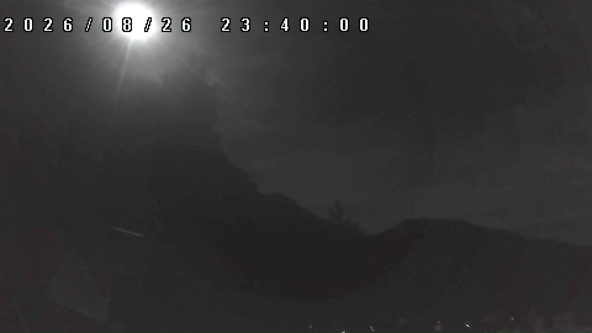 2026年8月26日 23:40ごろの金剛山登山口周辺の空