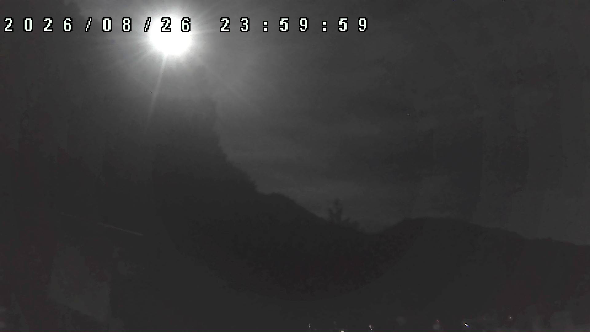 2026年8月27日 00:00ごろの金剛山登山口周辺の空
