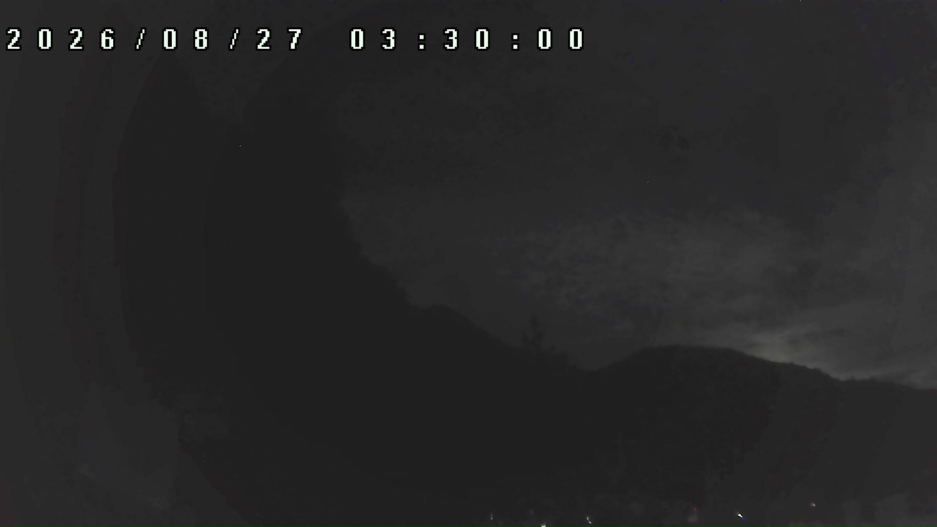 2026年8月27日 03:30ごろの金剛山登山口周辺の空