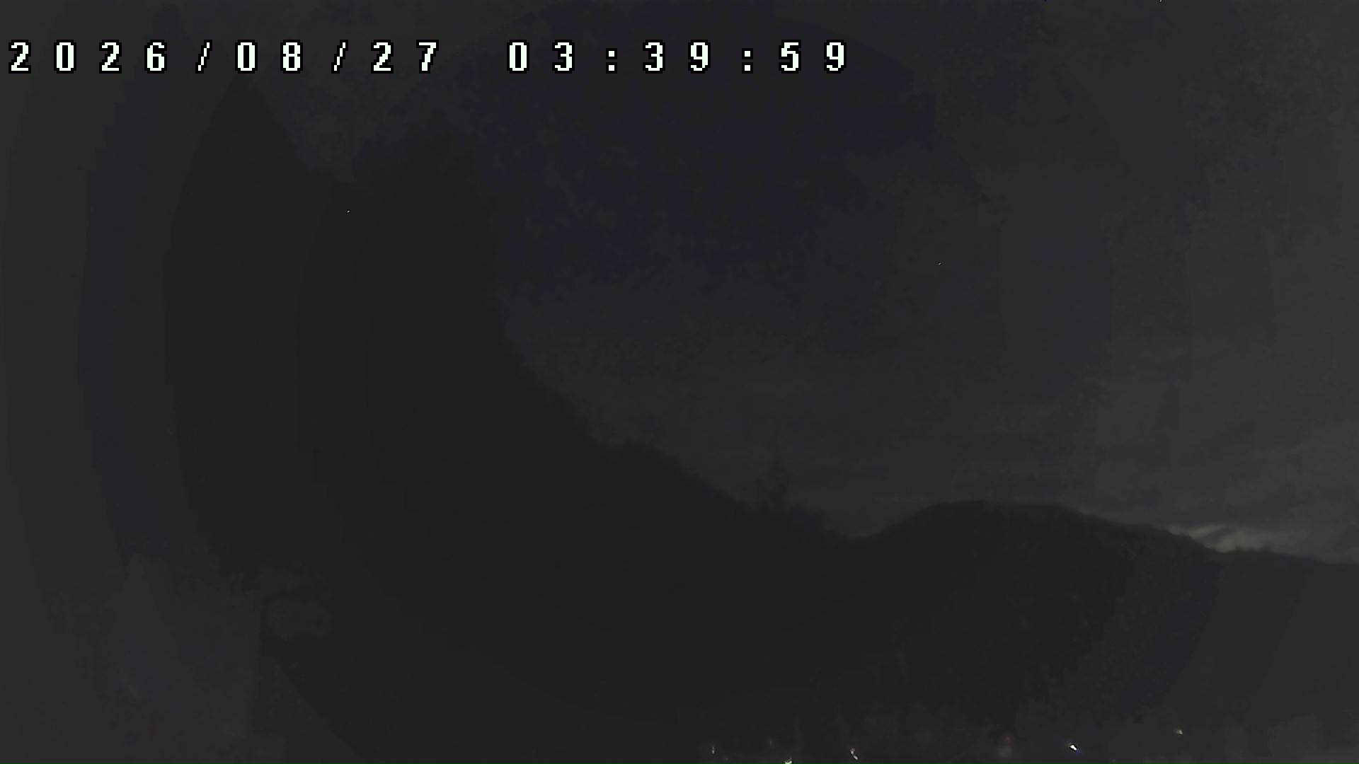 2026年8月27日 03:40ごろの金剛山登山口周辺の空
