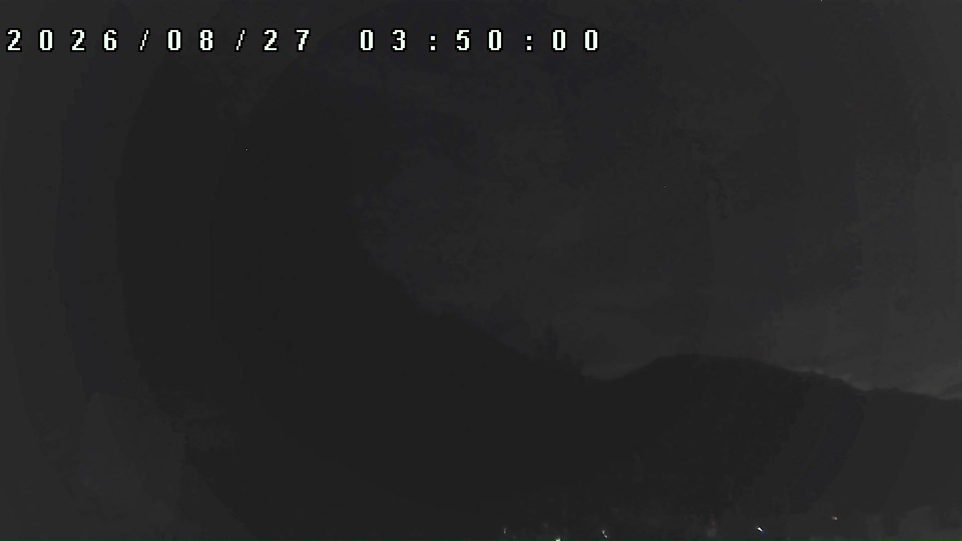 2026年8月27日 03:50ごろの金剛山登山口周辺の空