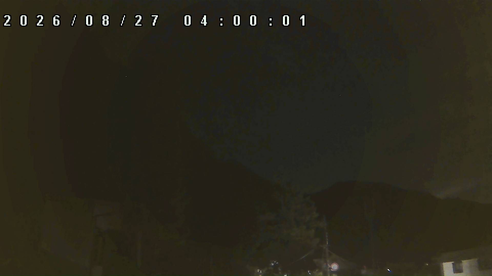 2026年8月27日 04:00ごろの金剛山登山口周辺の空