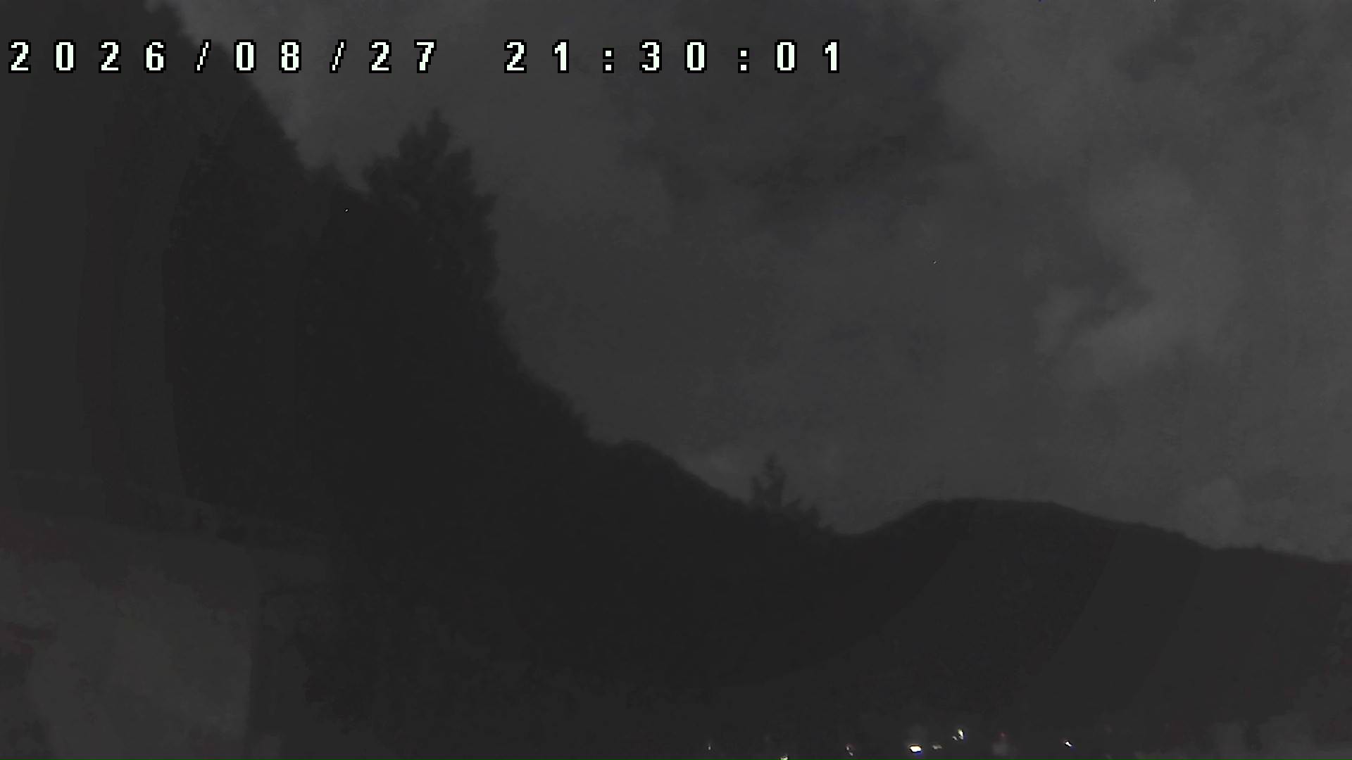 2026年8月27日 21:30ごろの金剛山登山口周辺の空