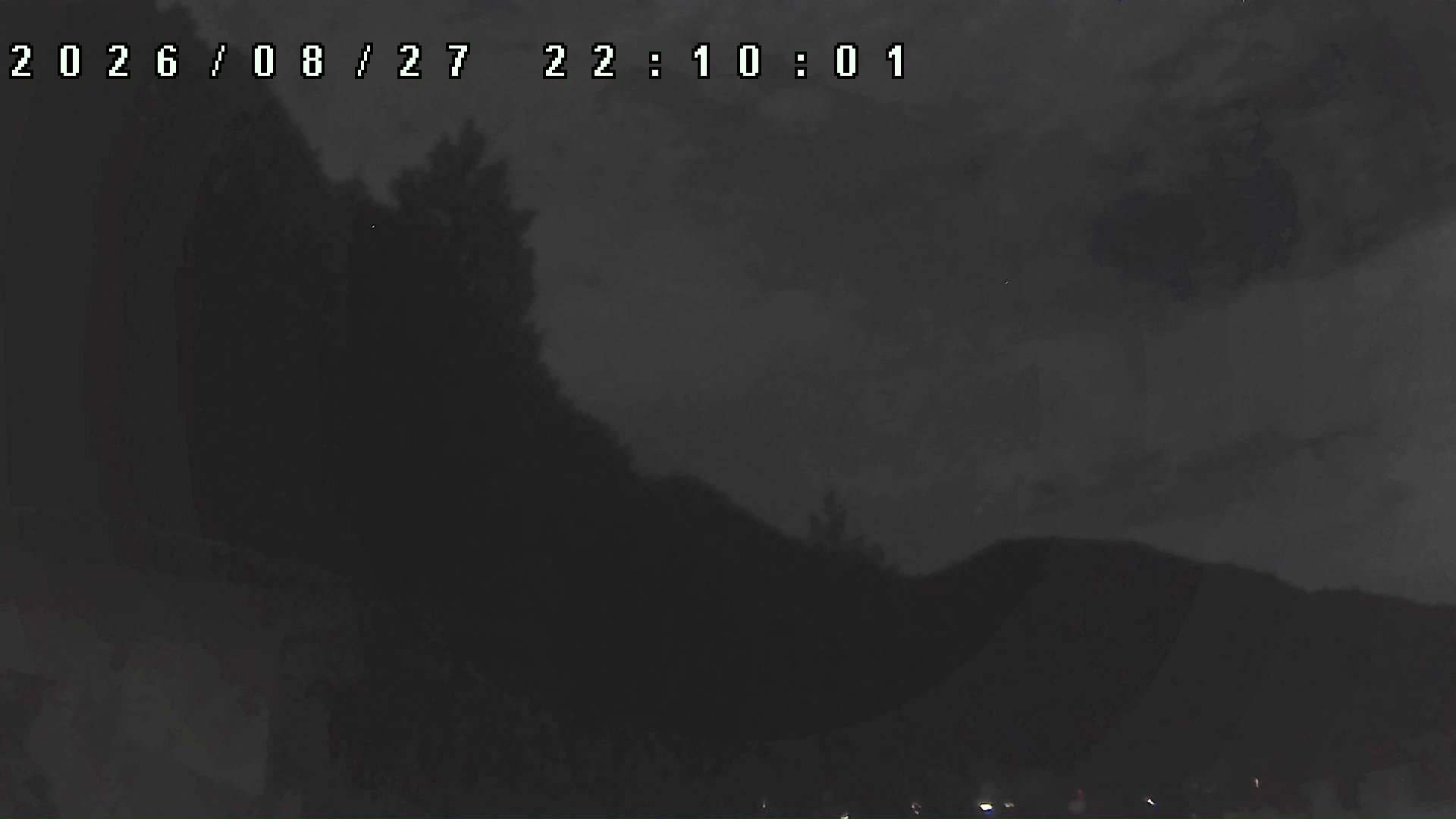 2026年8月27日 22:10ごろの金剛山登山口周辺の空