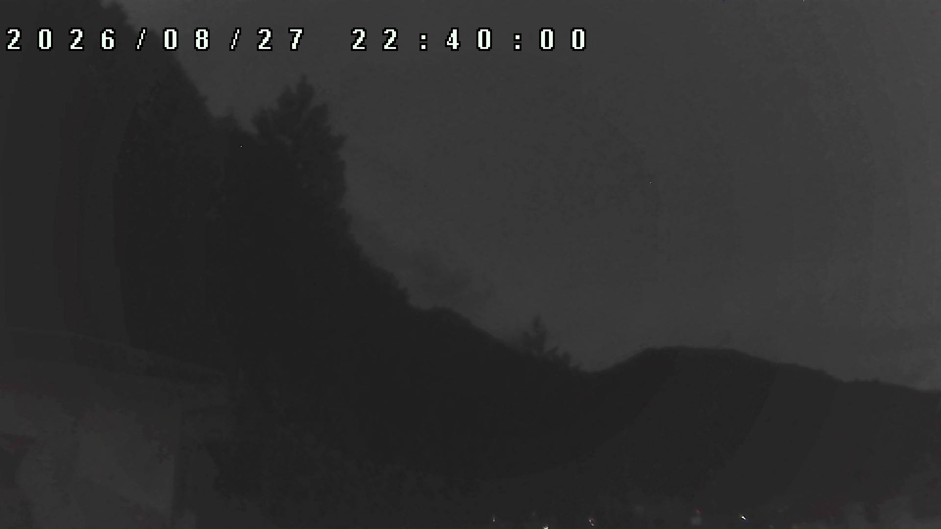 2026年8月27日 22:40ごろの金剛山登山口周辺の空