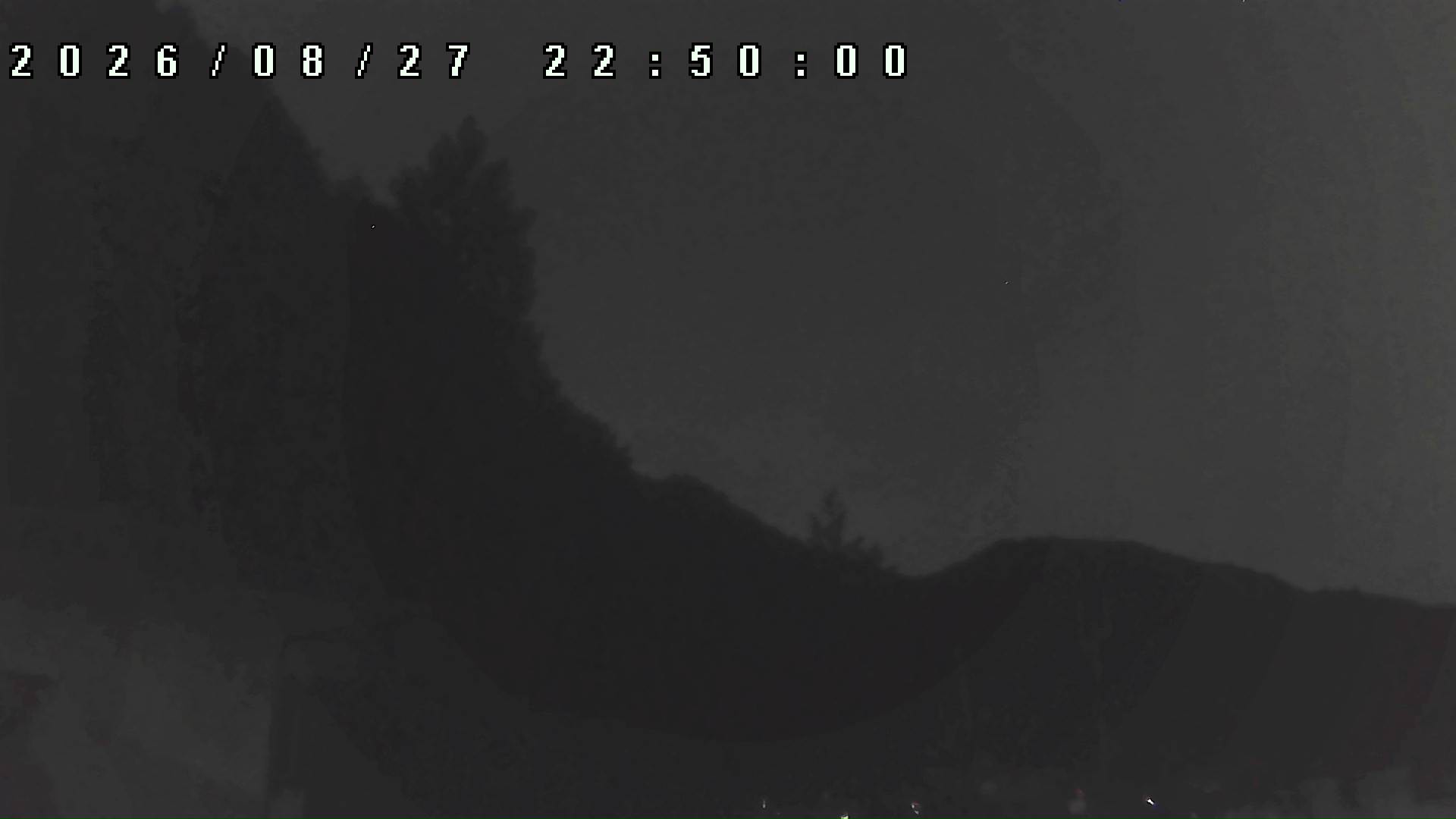 2026年8月27日 22:50ごろの金剛山登山口周辺の空