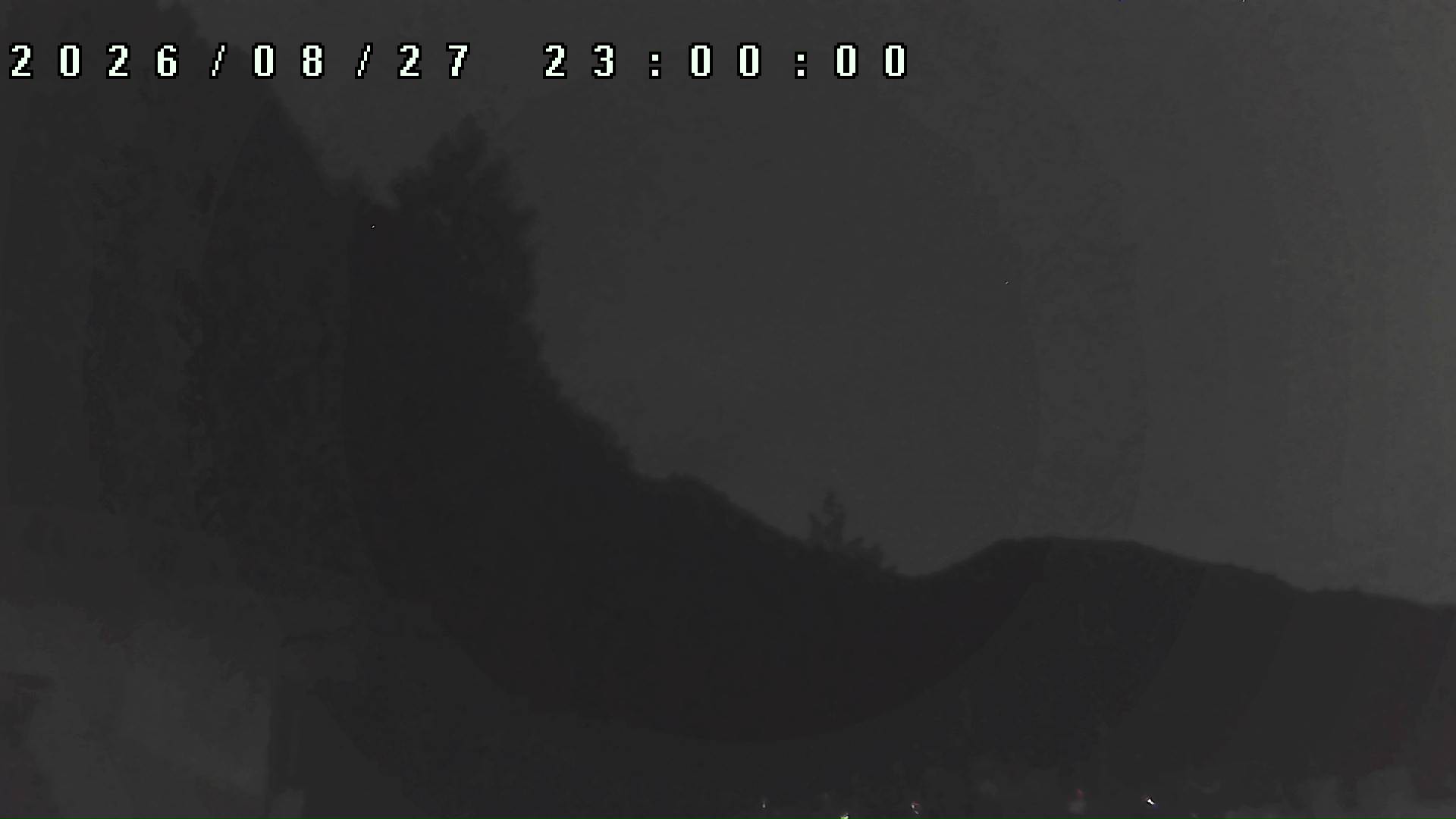 2026年8月27日 23:00ごろの金剛山登山口周辺の空