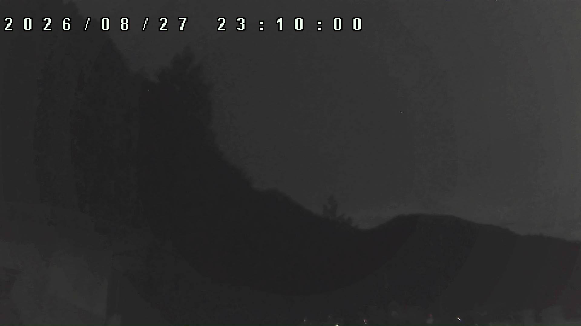 2026年8月27日 23:10ごろの金剛山登山口周辺の空