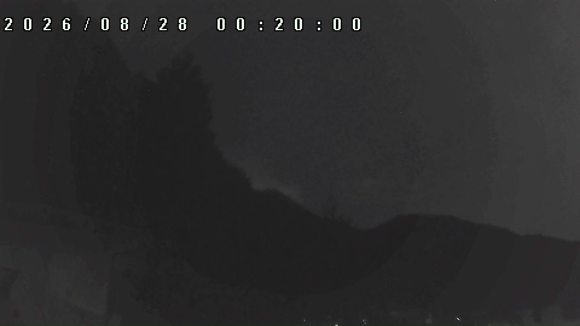 2026年8月28日 00:20ごろの金剛山登山口周辺の空
