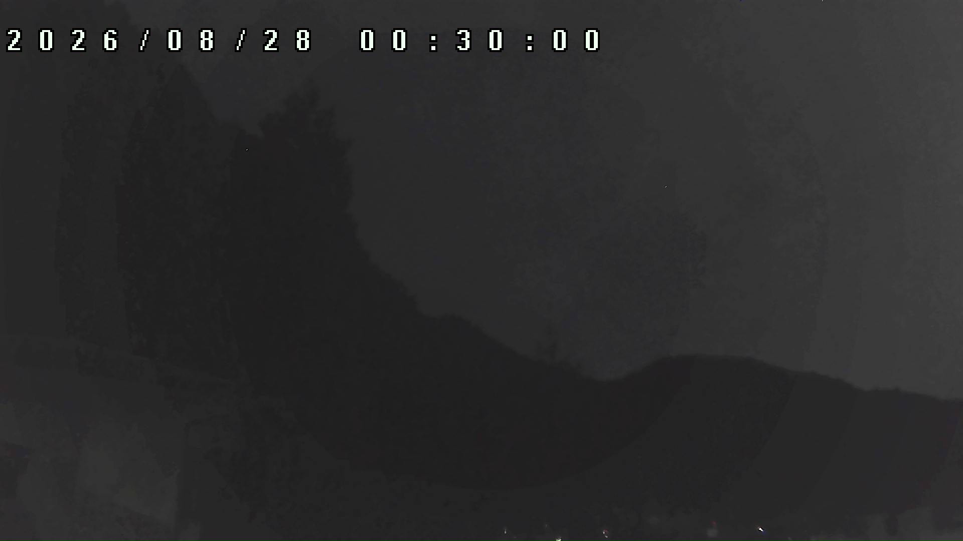 2026年8月28日 00:30ごろの金剛山登山口周辺の空