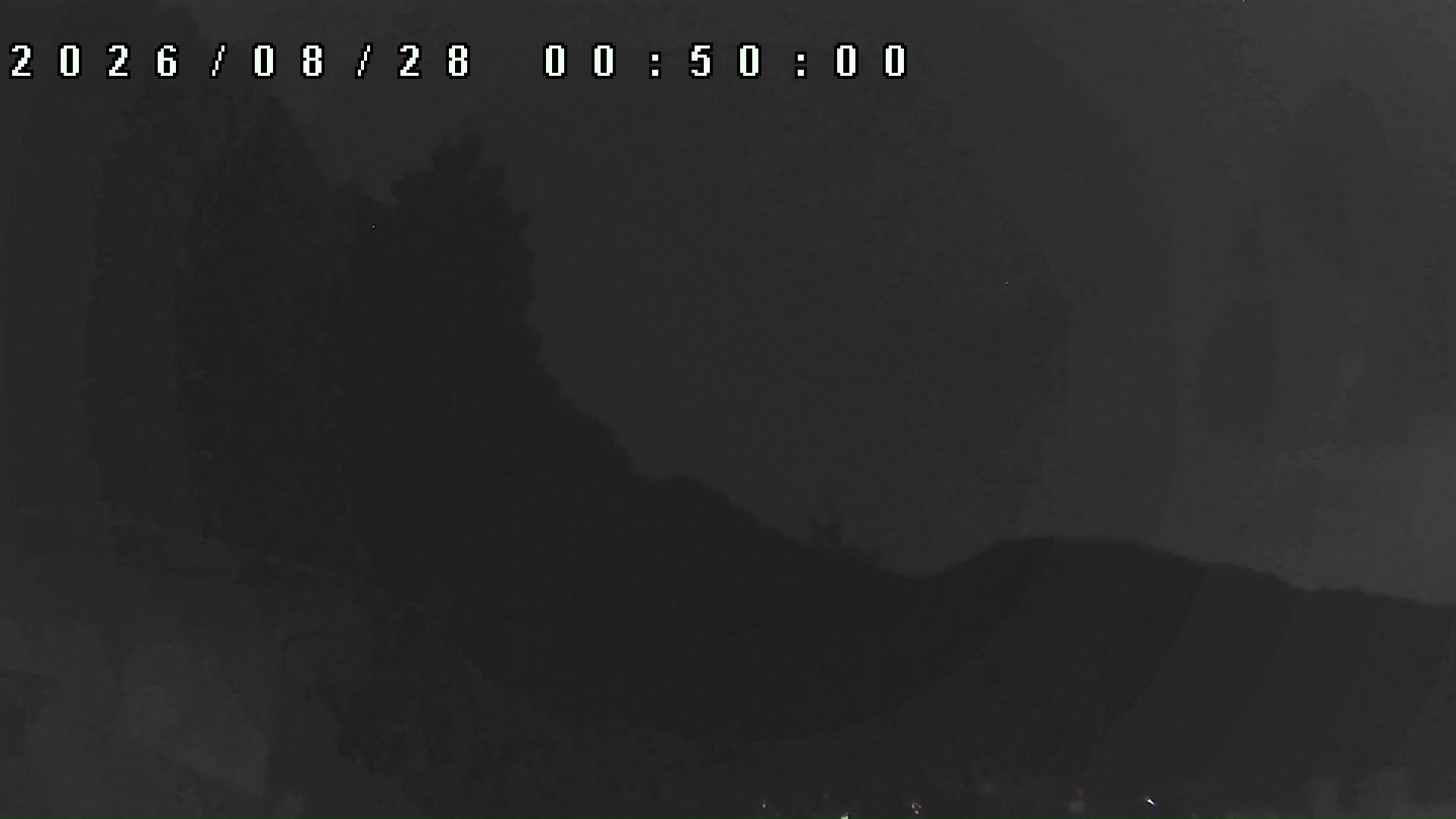 2026年8月28日 00:50ごろの金剛山登山口周辺の空