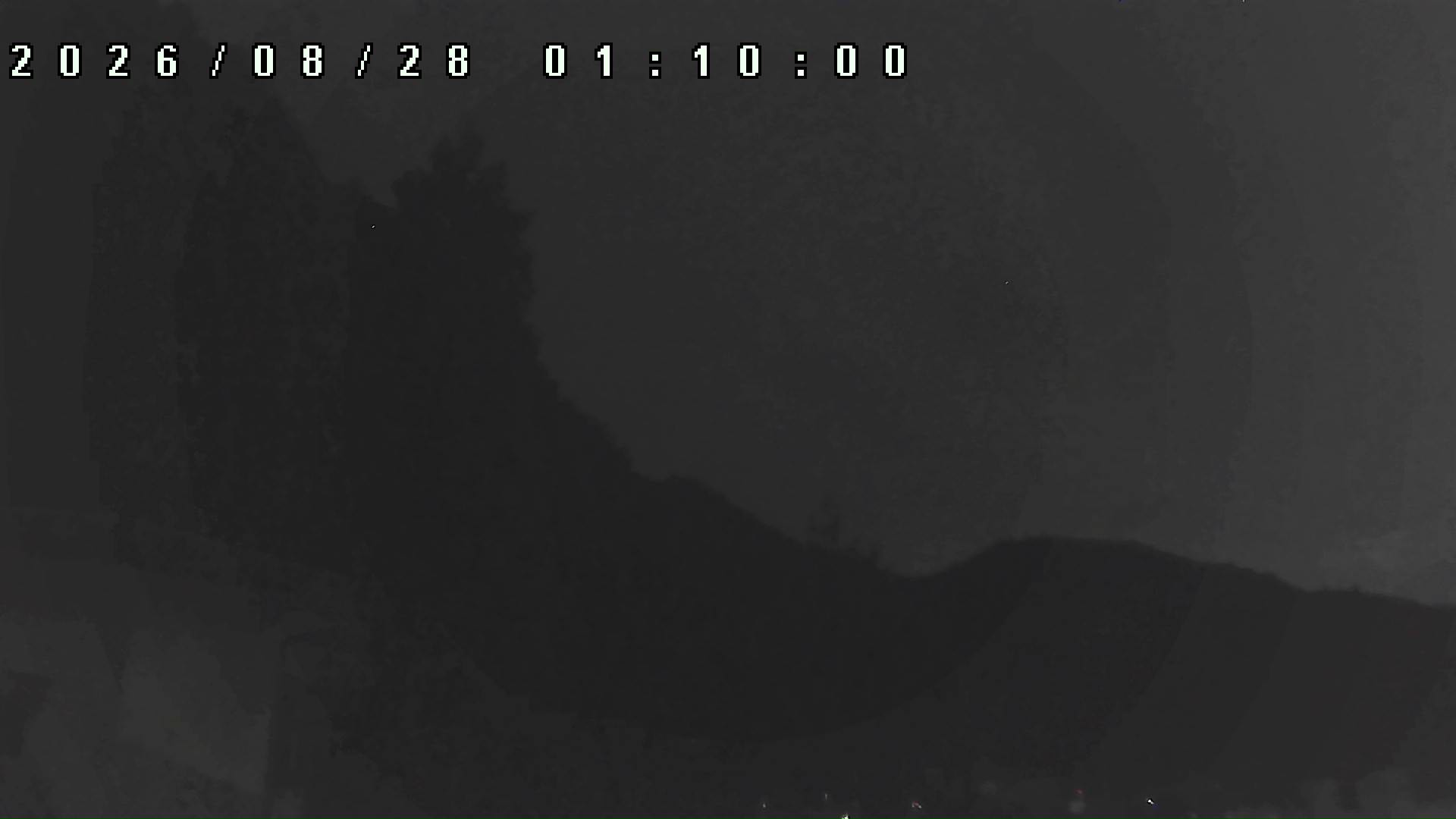 2026年8月28日 01:10ごろの金剛山登山口周辺の空