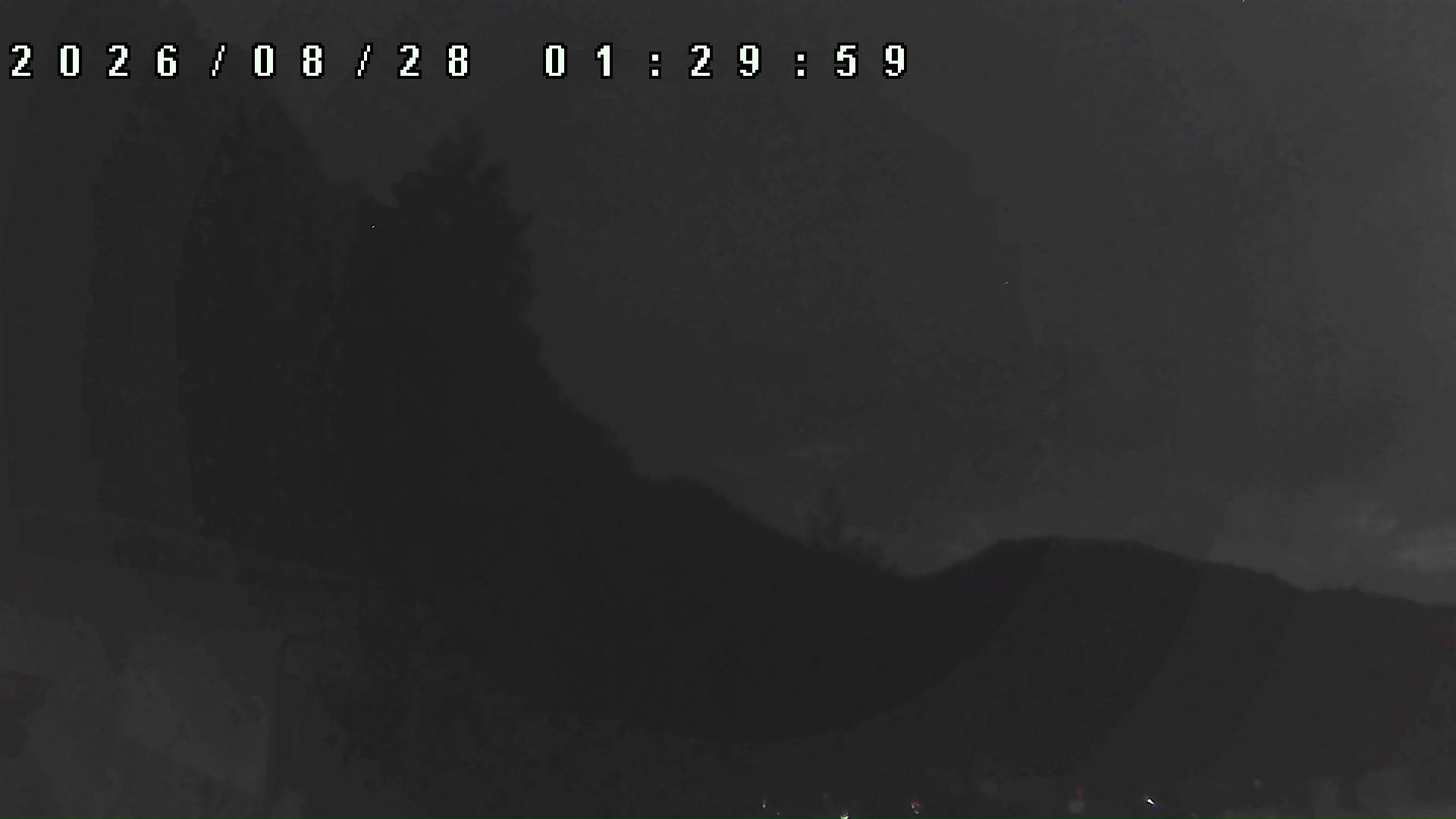 2026年8月28日 01:30ごろの金剛山登山口周辺の空