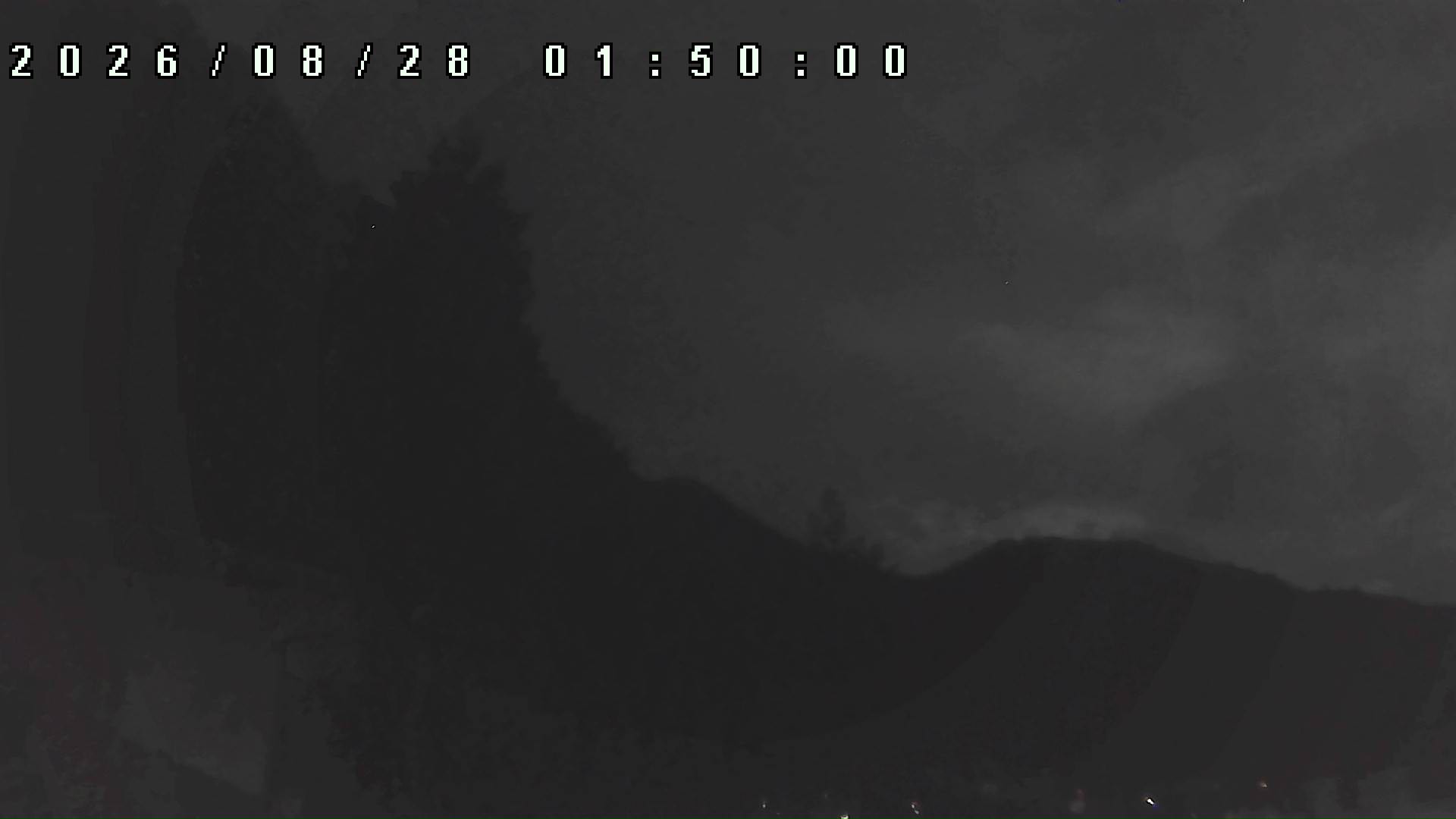 2026年8月28日 01:50ごろの金剛山登山口周辺の空