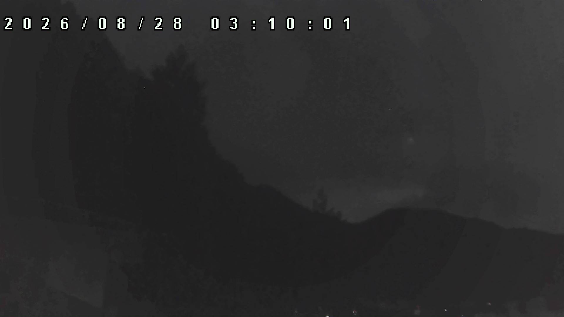 2026年8月28日 03:10ごろの金剛山登山口周辺の空