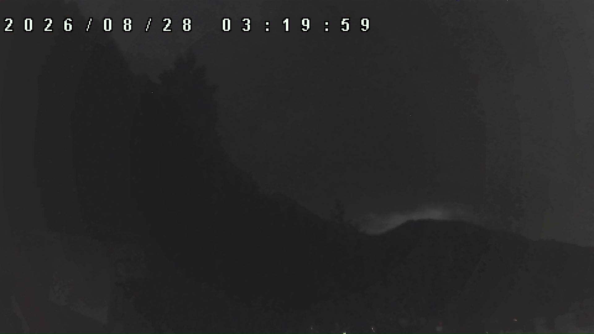 2026年8月28日 03:20ごろの金剛山登山口周辺の空