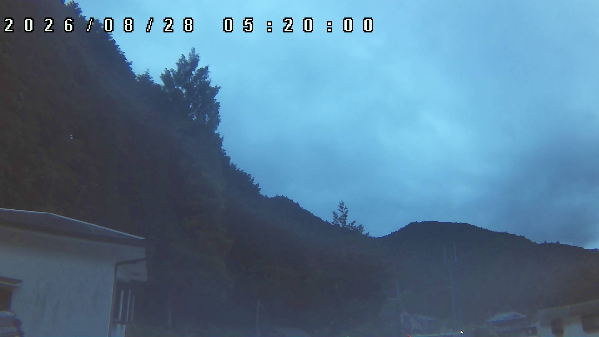 2026年8月28日 05:20ごろの金剛山登山口周辺の空