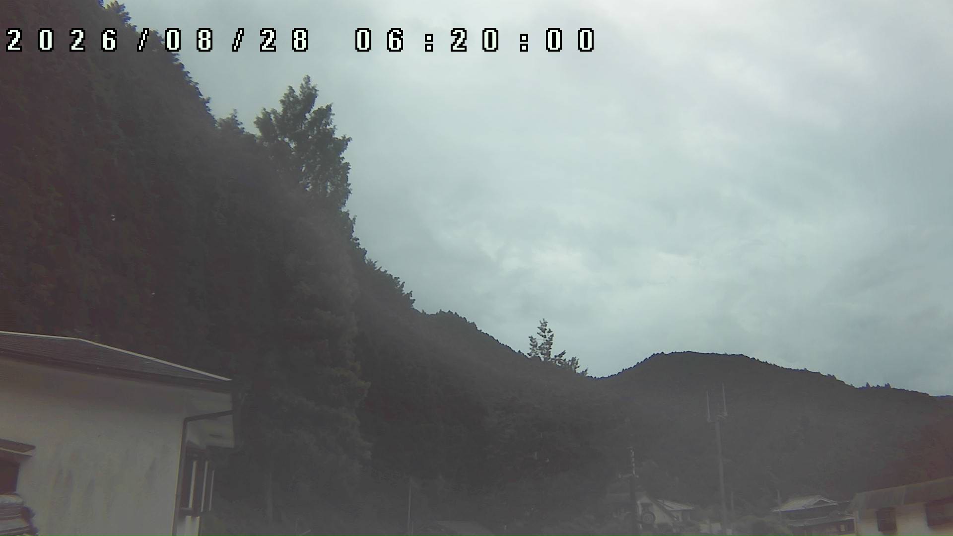 2026年8月28日 06:20ごろの金剛山登山口周辺の空