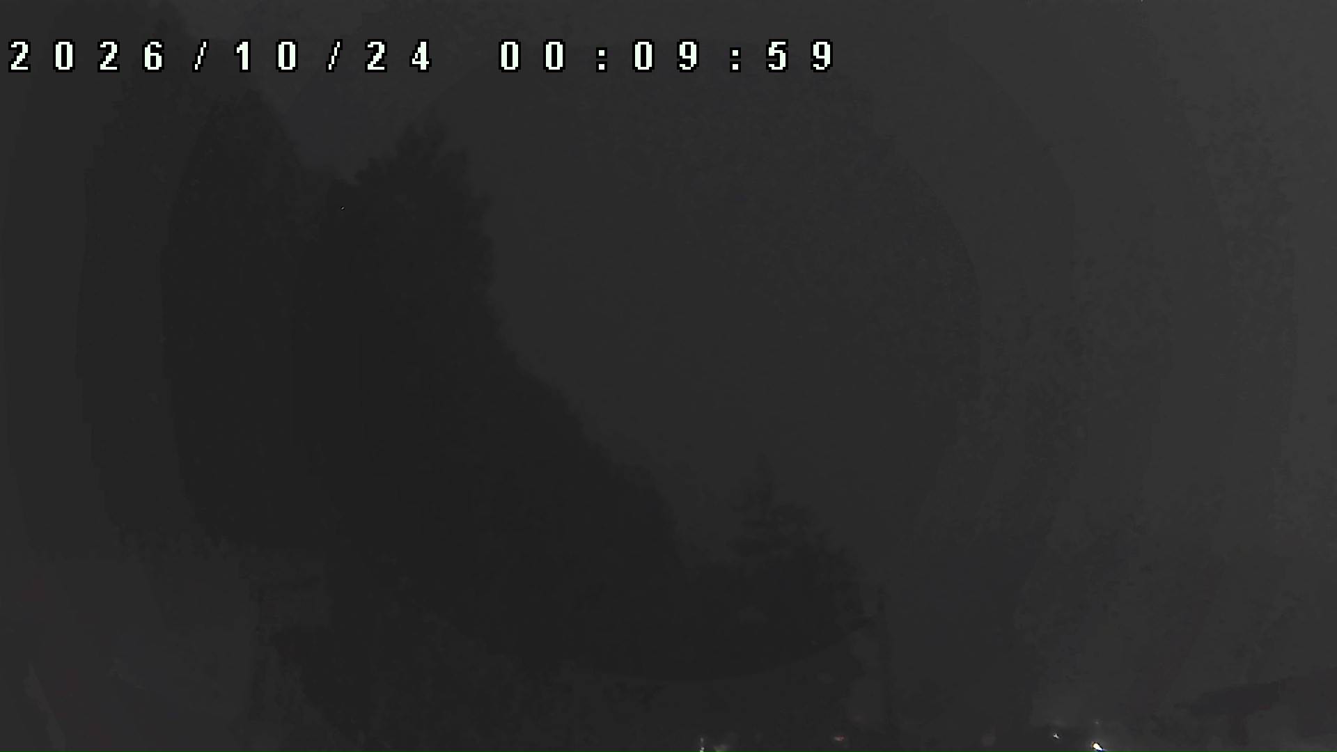 2026年10月24日 00:10ごろの金剛山登山口周辺の空