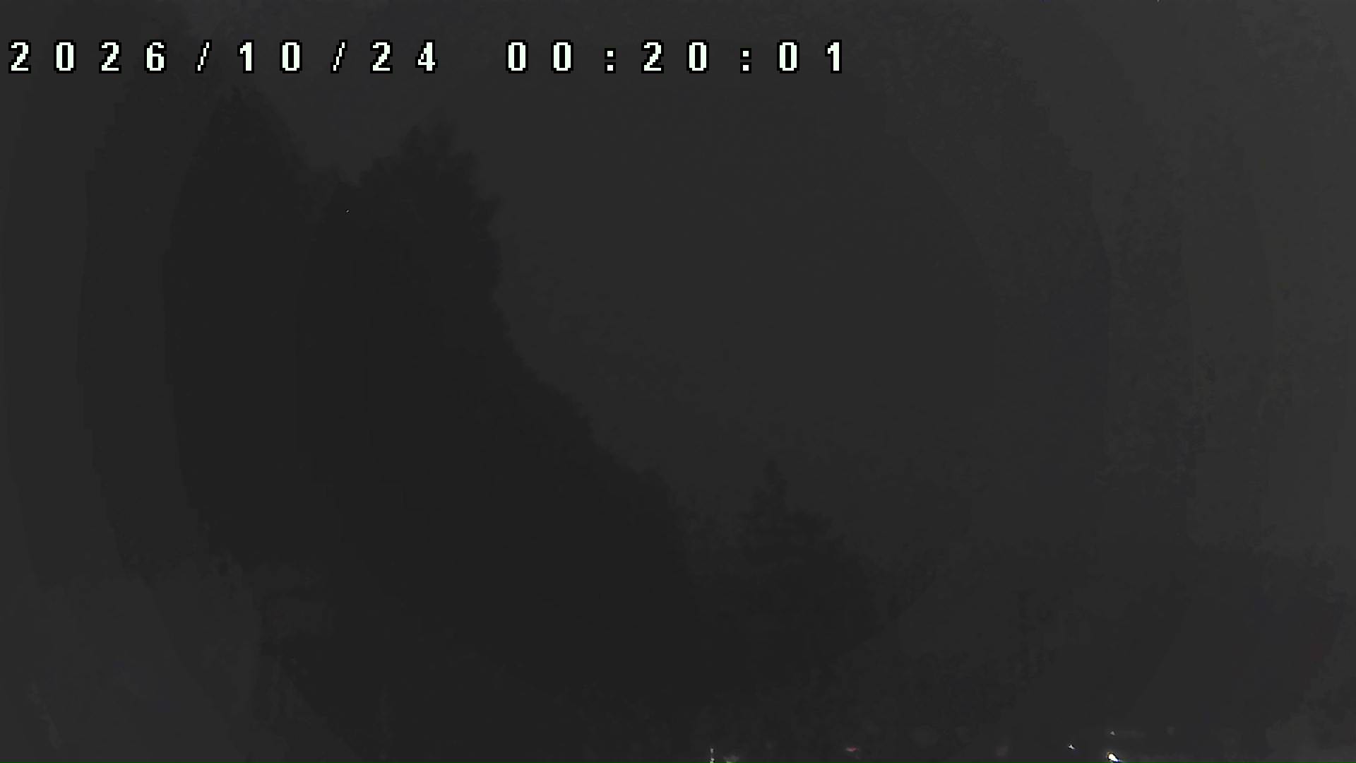 2026年10月24日 00:20ごろの金剛山登山口周辺の空