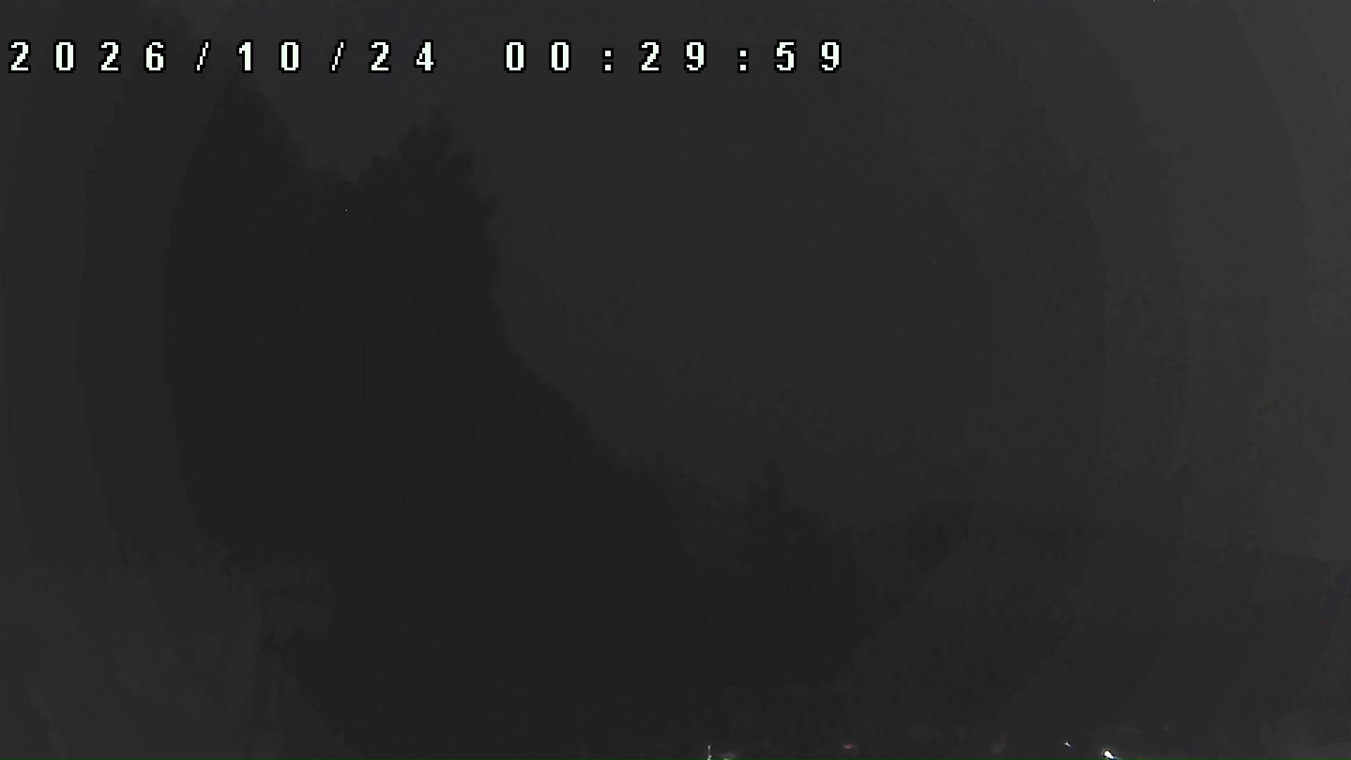 2026年10月24日 00:30ごろの金剛山登山口周辺の空