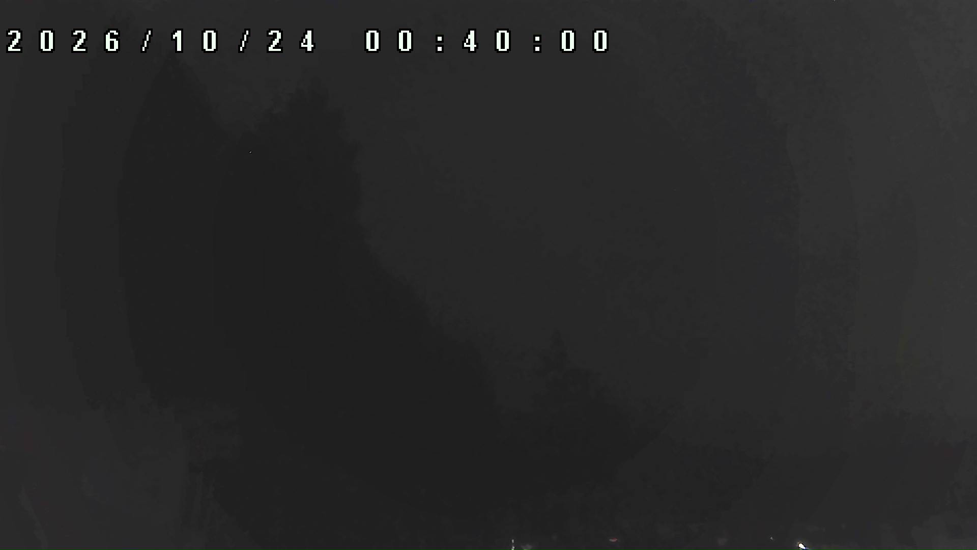 2026年10月24日 00:40ごろの金剛山登山口周辺の空