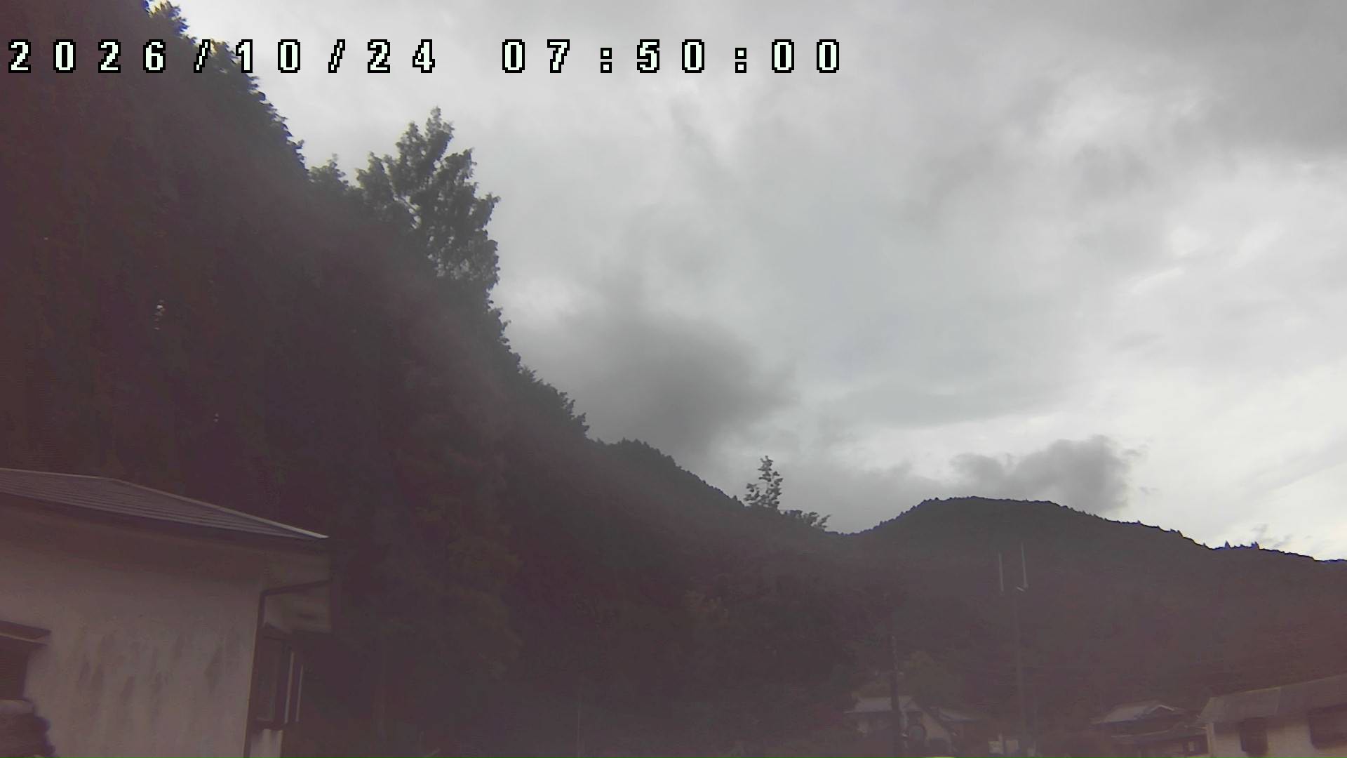 2026年10月24日 07:50ごろの金剛山登山口周辺の空