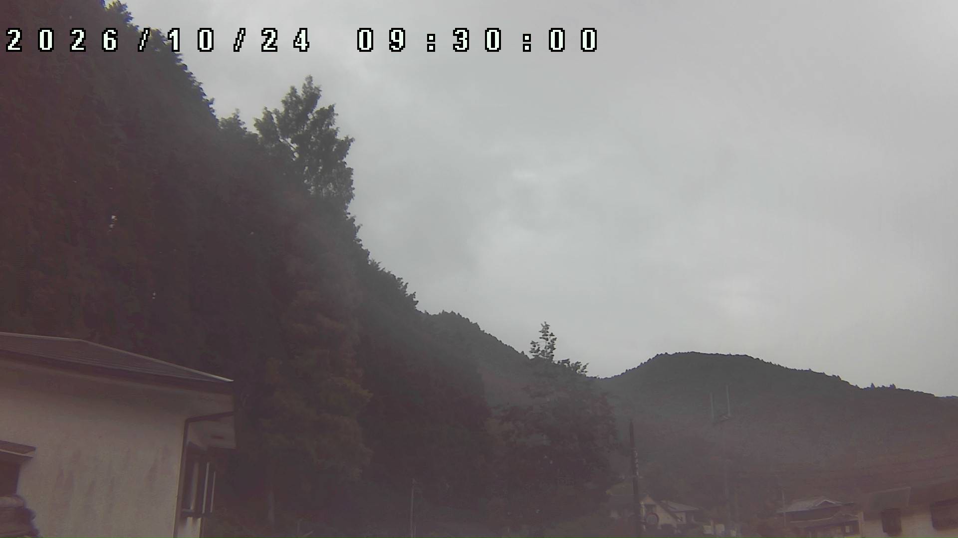 2026年10月24日 09:30ごろの金剛山登山口周辺の空
