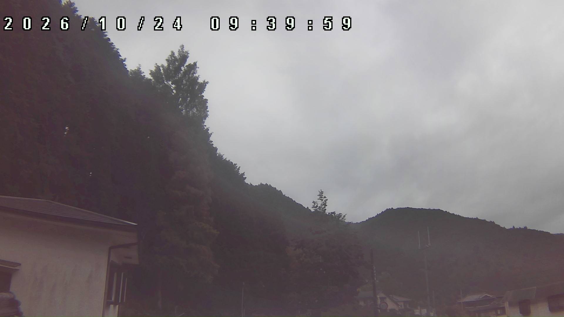 2026年10月24日 09:40ごろの金剛山登山口周辺の空