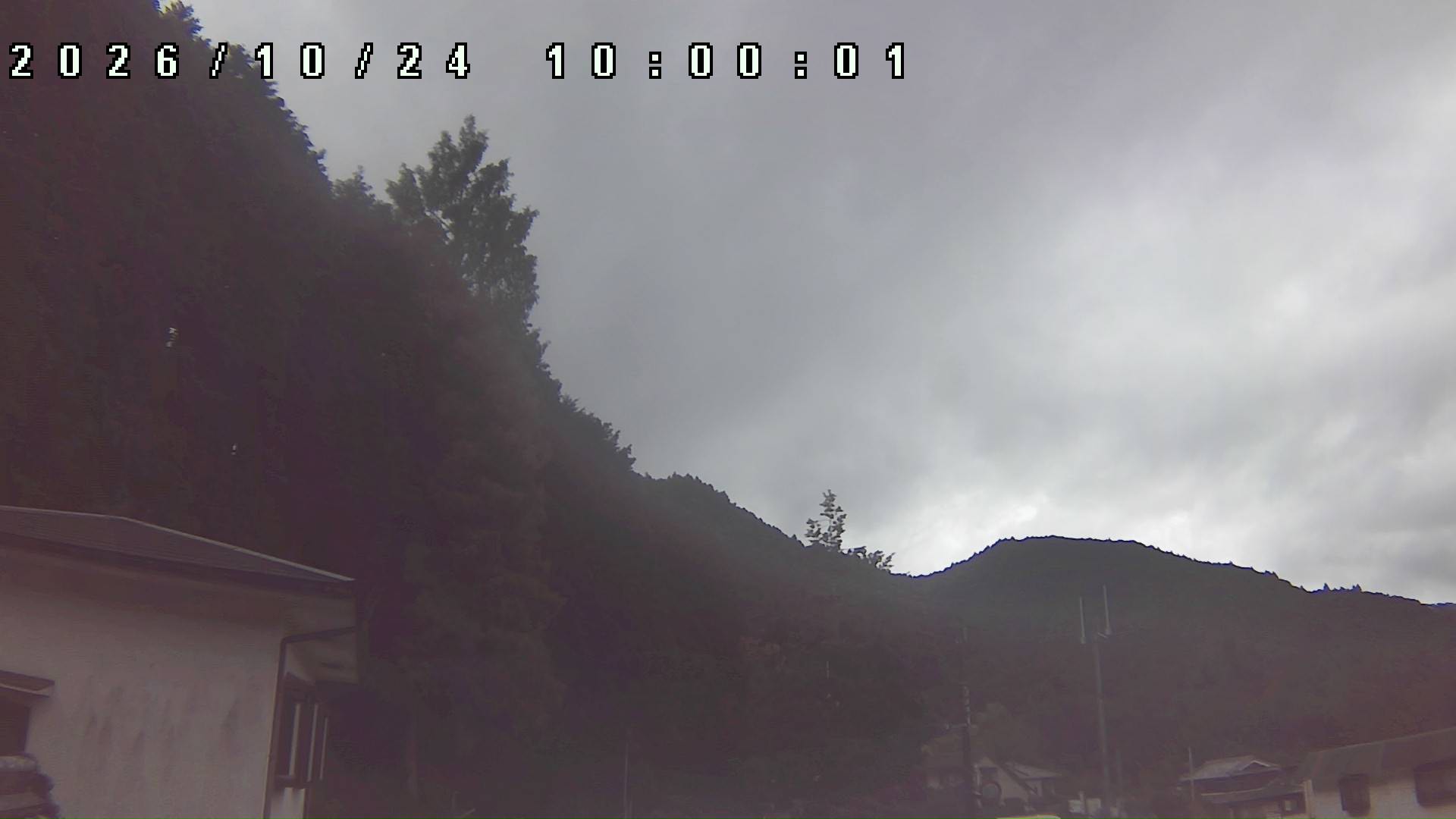2026年10月24日 10:00ごろの金剛山登山口周辺の空