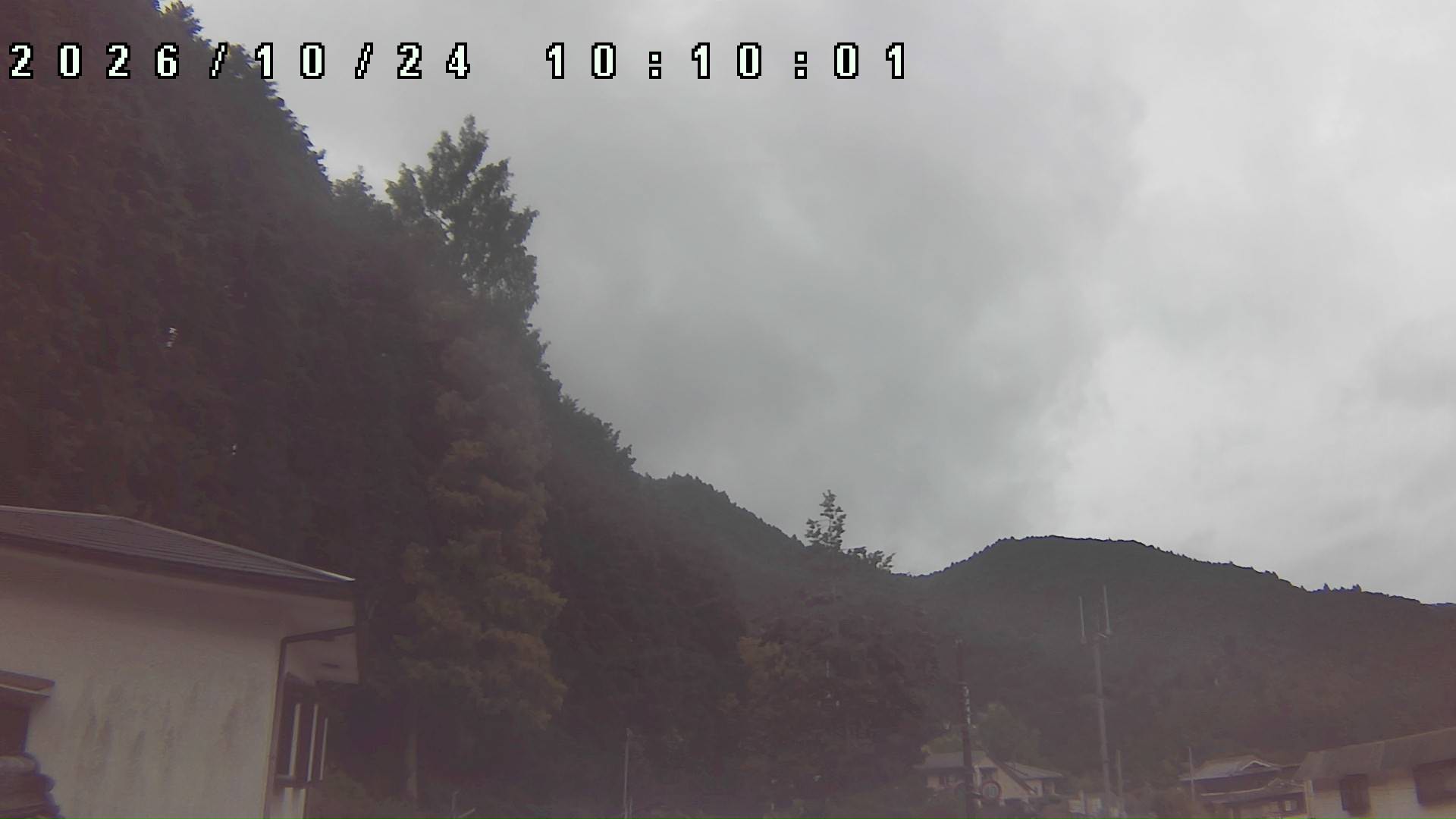 2026年10月24日 10:10ごろの金剛山登山口周辺の空