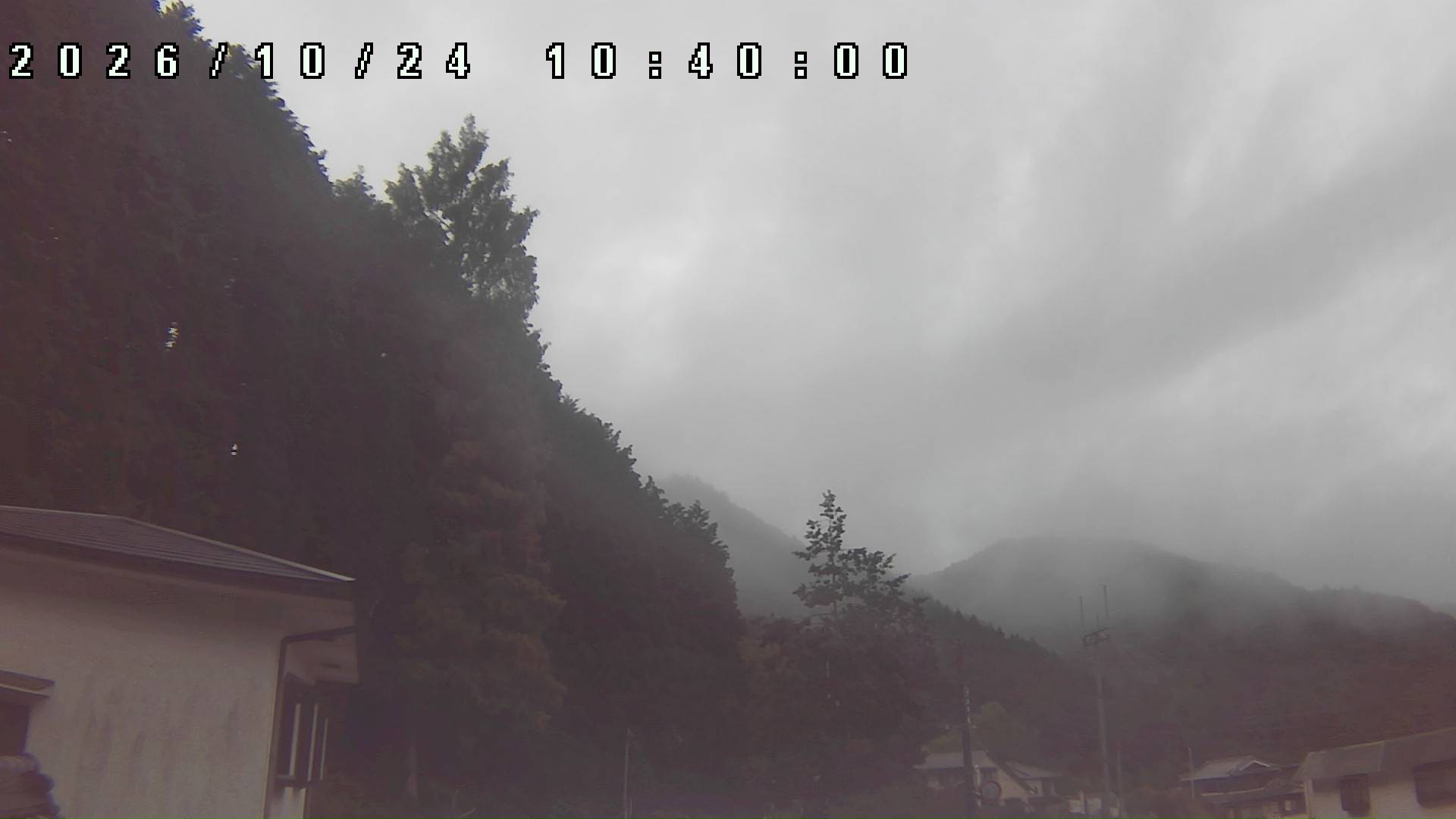 2026年10月24日 10:40ごろの金剛山登山口周辺の空