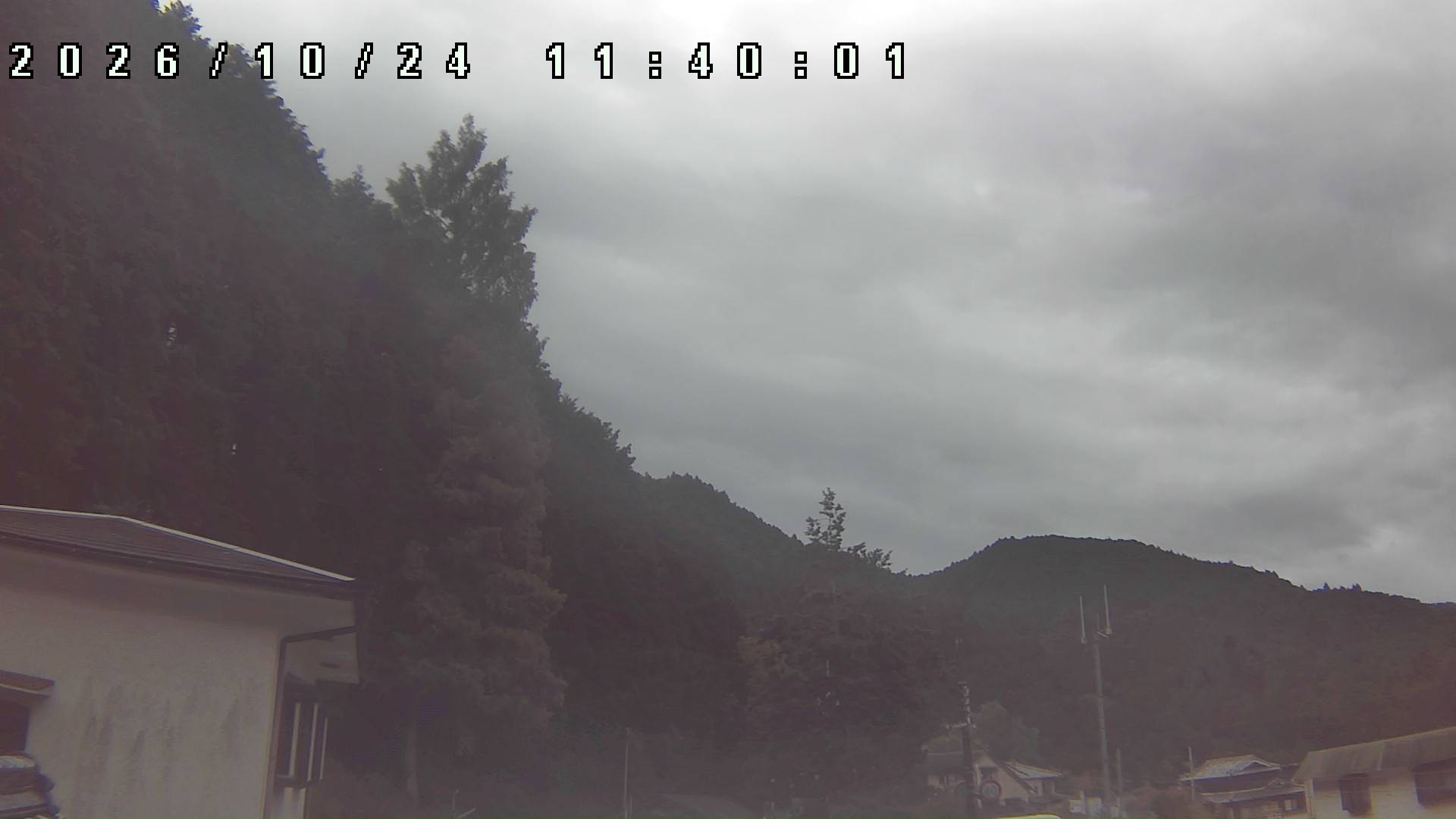 2026年10月24日 11:40ごろの金剛山登山口周辺の空