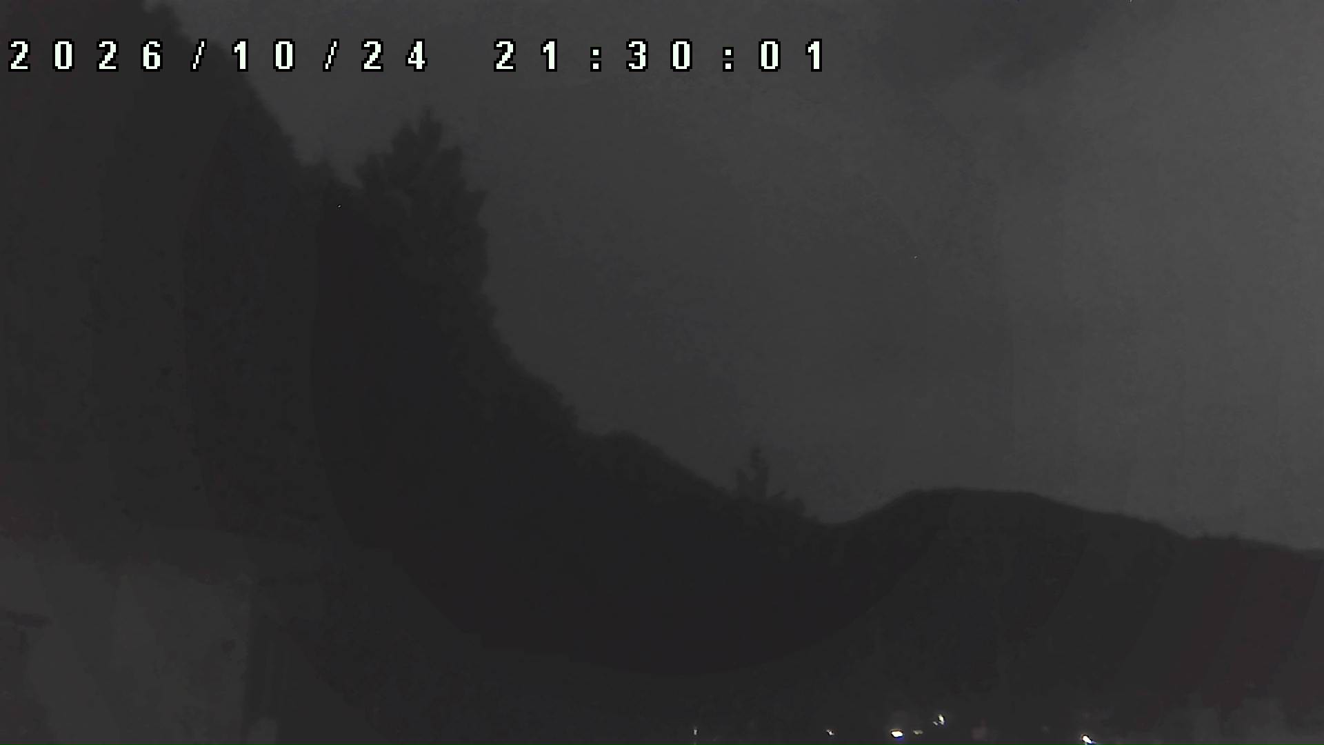 2026年10月24日 21:30ごろの金剛山登山口周辺の空