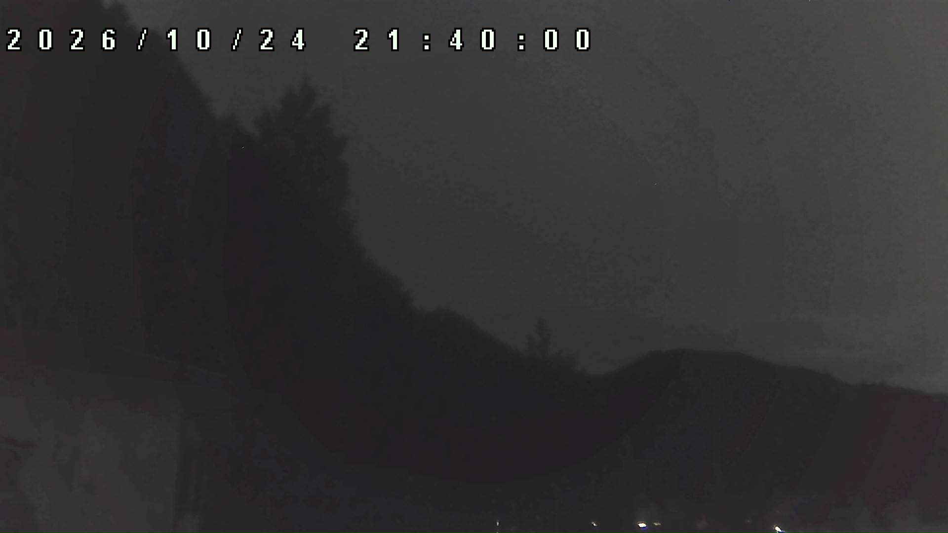 2026年10月24日 21:40ごろの金剛山登山口周辺の空