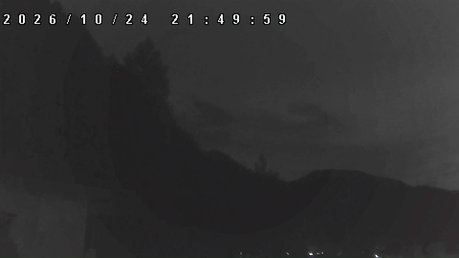 2026年10月24日 21:50ごろの金剛山登山口周辺の空