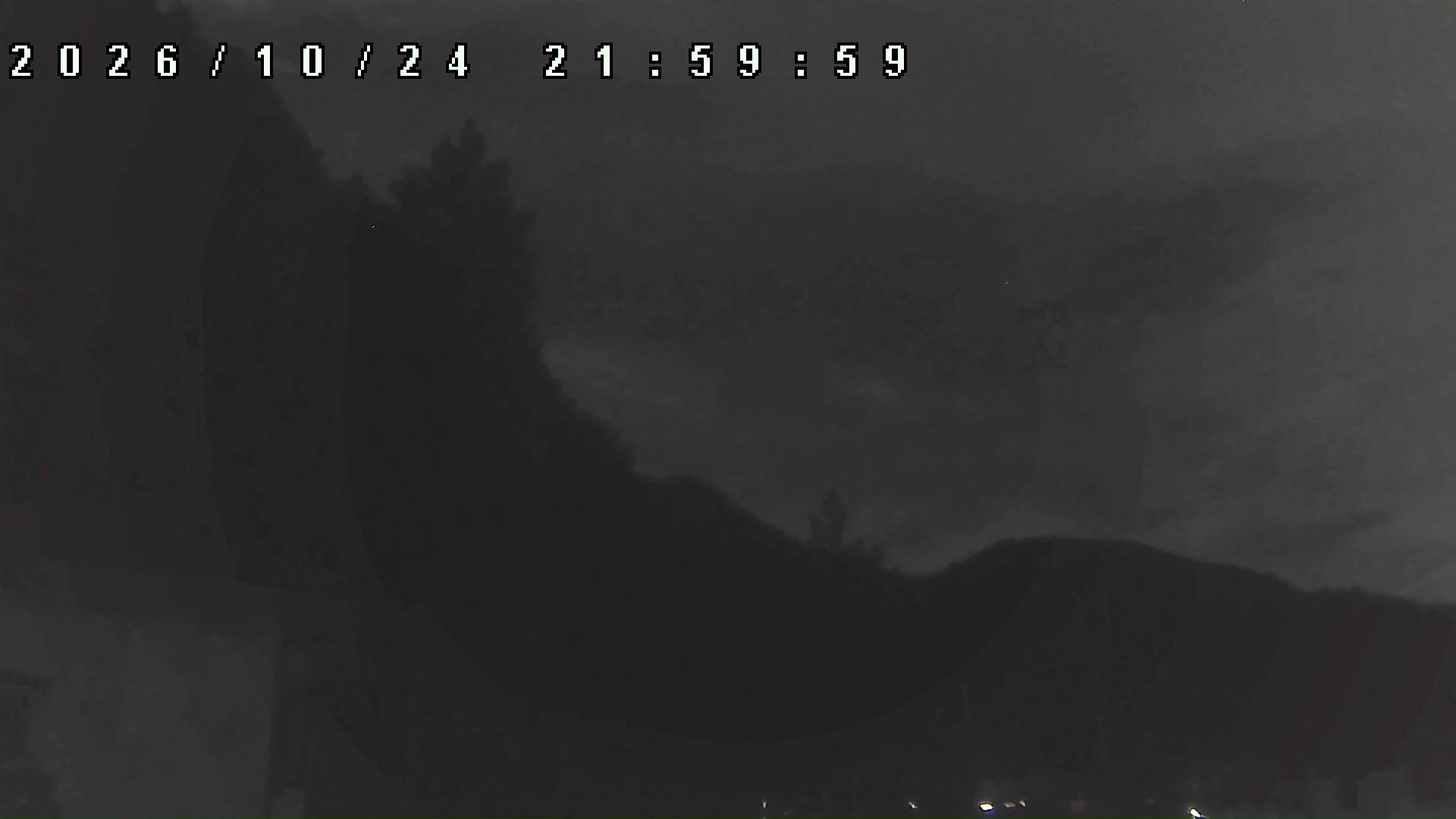 2026年10月24日 22:00ごろの金剛山登山口周辺の空