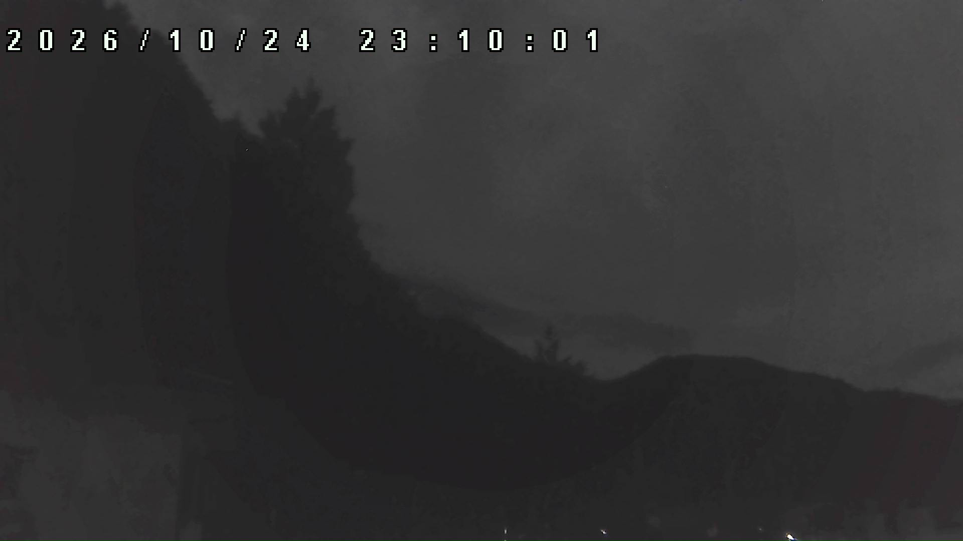 2026年10月24日 23:10ごろの金剛山登山口周辺の空