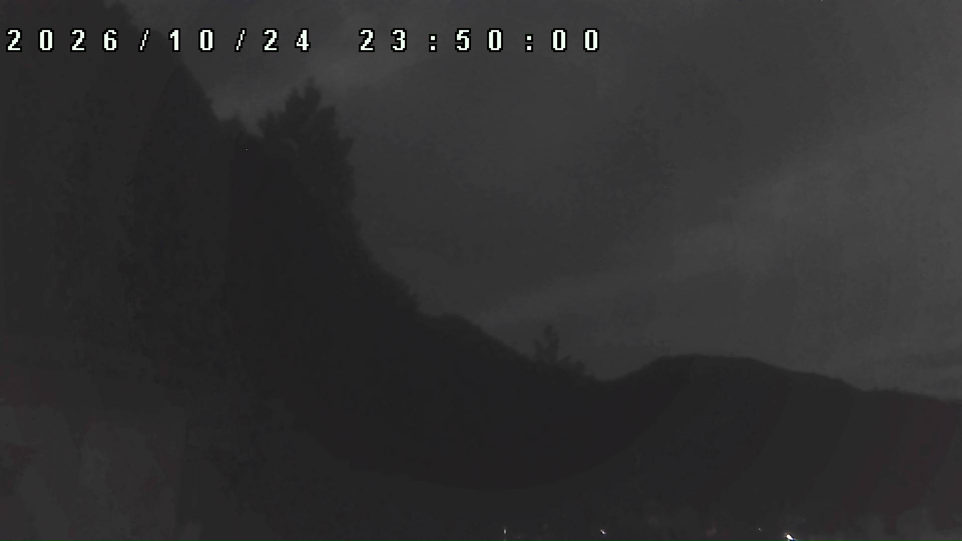 2026年10月24日 23:50ごろの金剛山登山口周辺の空