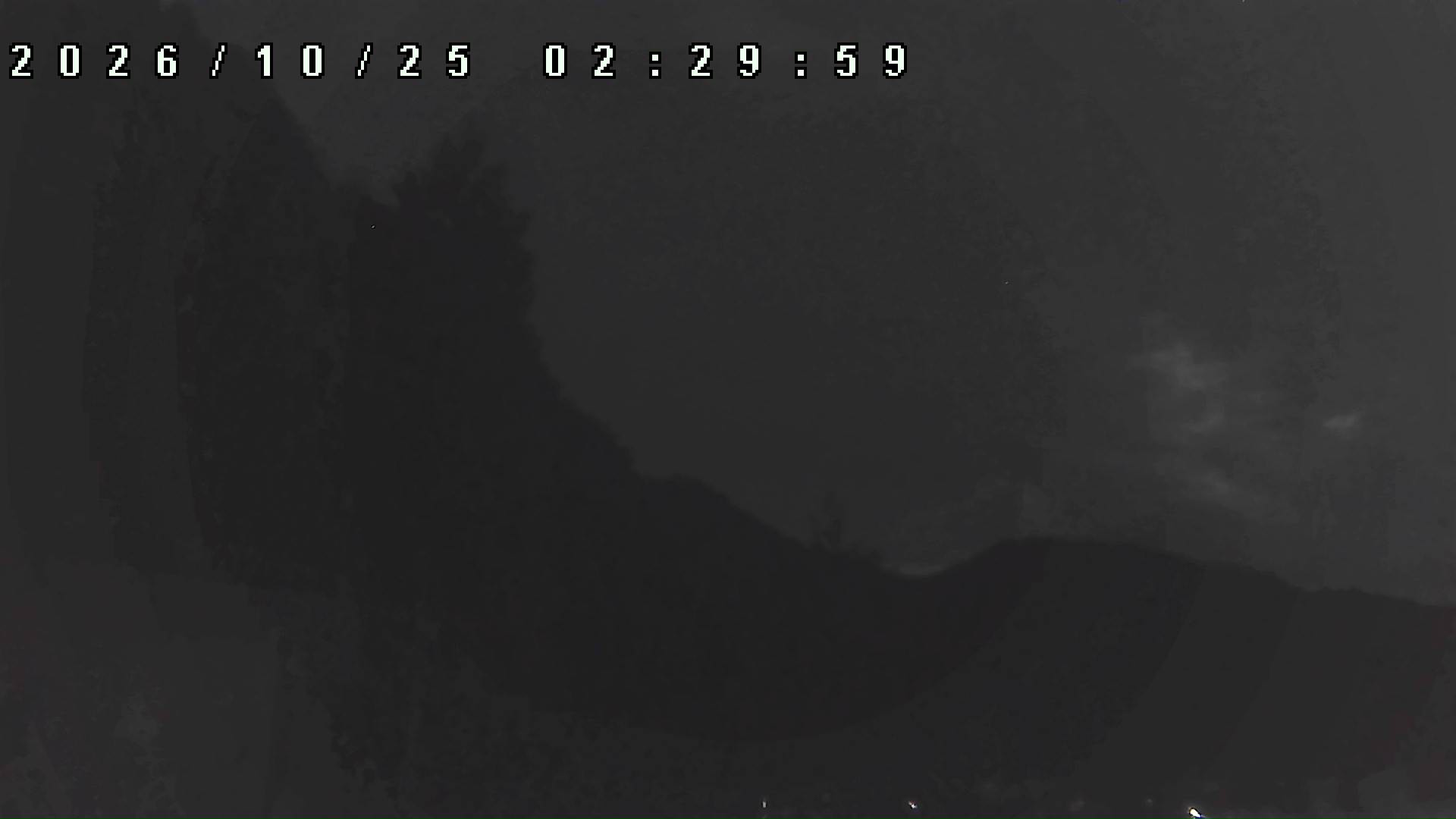 2026年10月25日 02:30ごろの金剛山登山口周辺の空