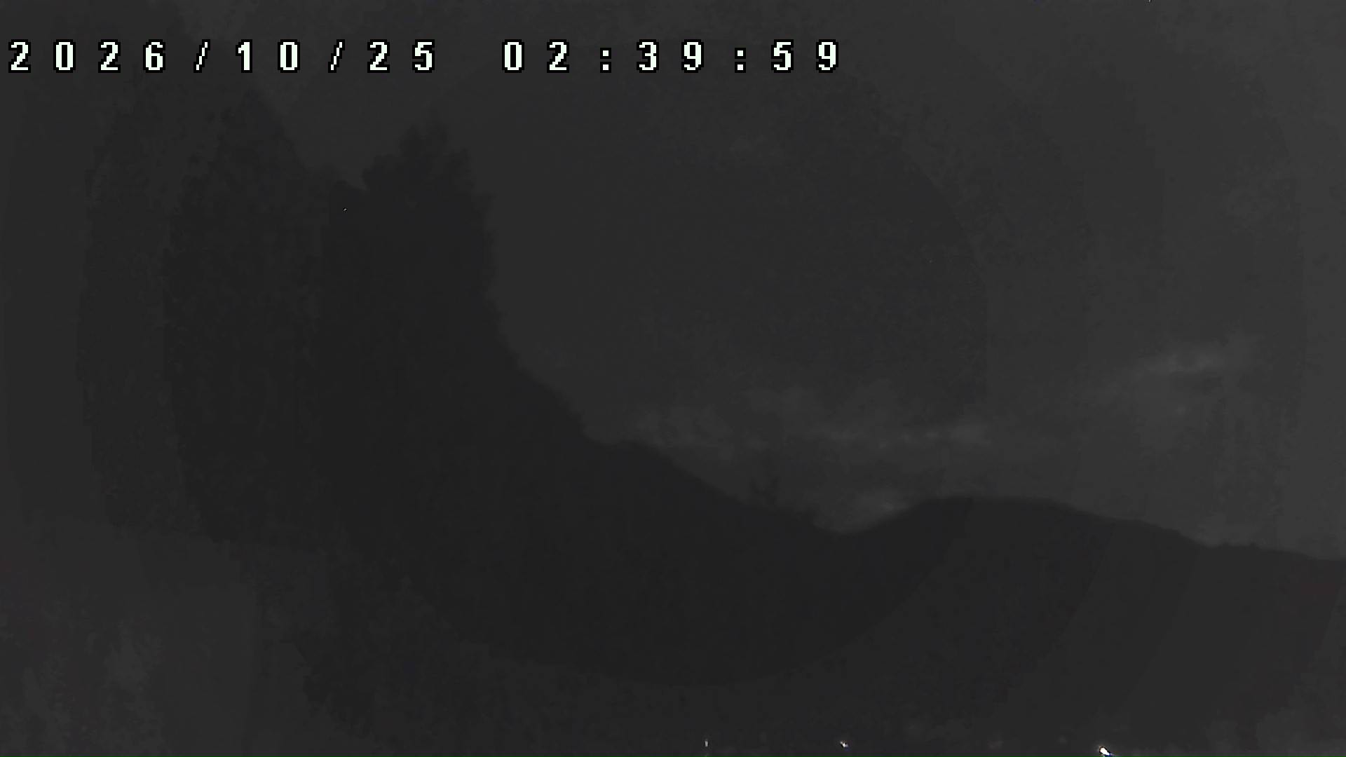 2026年10月25日 02:40ごろの金剛山登山口周辺の空