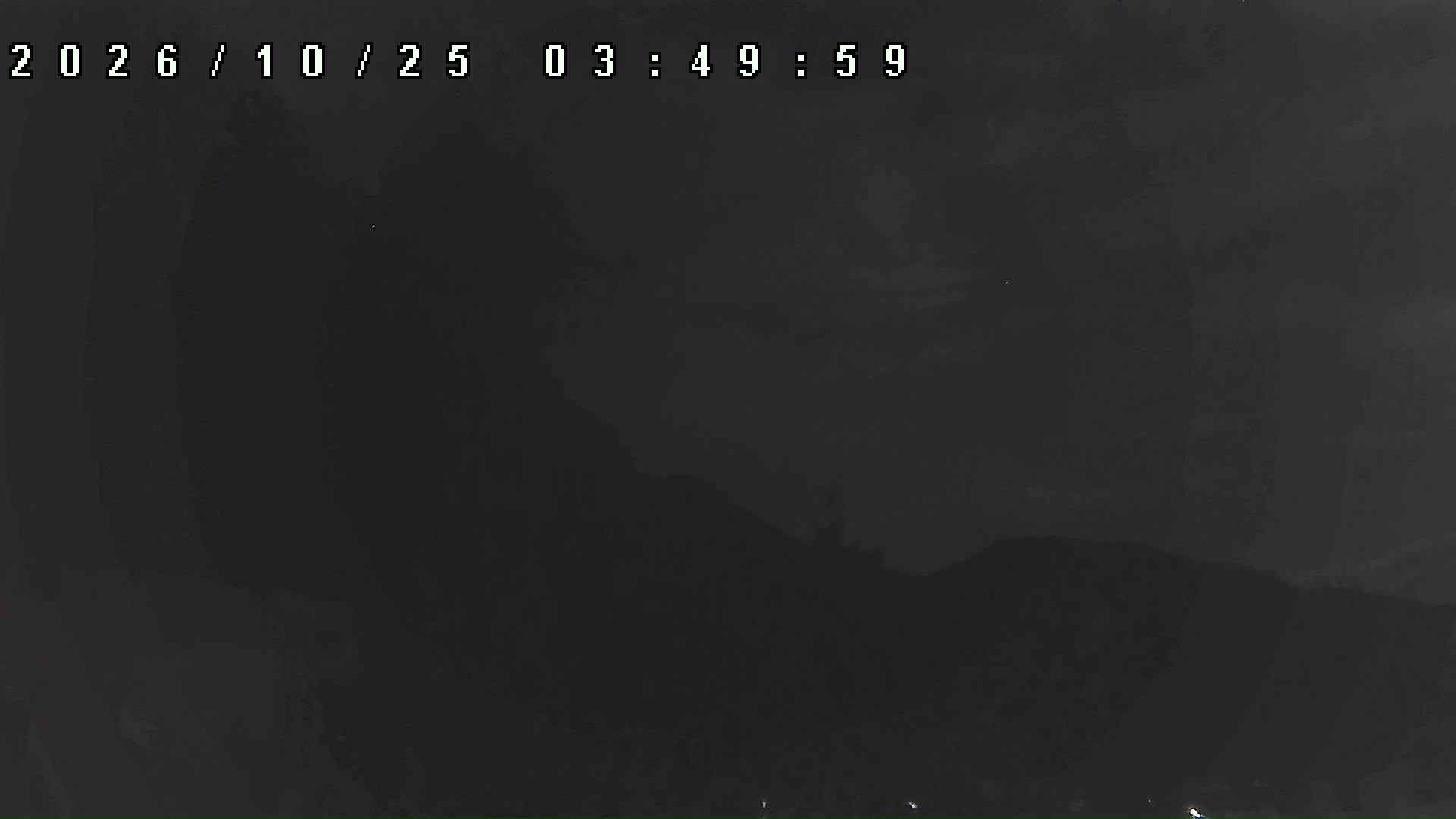 2026年10月25日 03:50ごろの金剛山登山口周辺の空