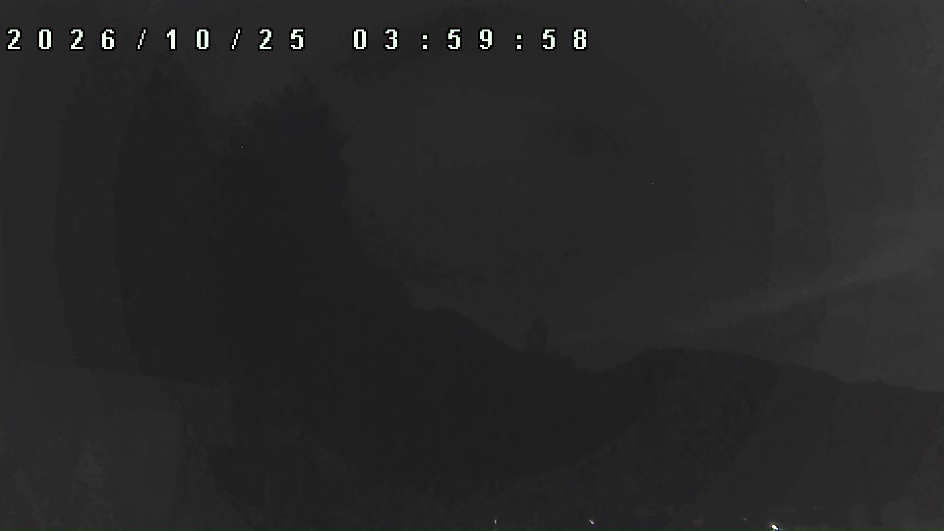 2026年10月25日 04:00ごろの金剛山登山口周辺の空