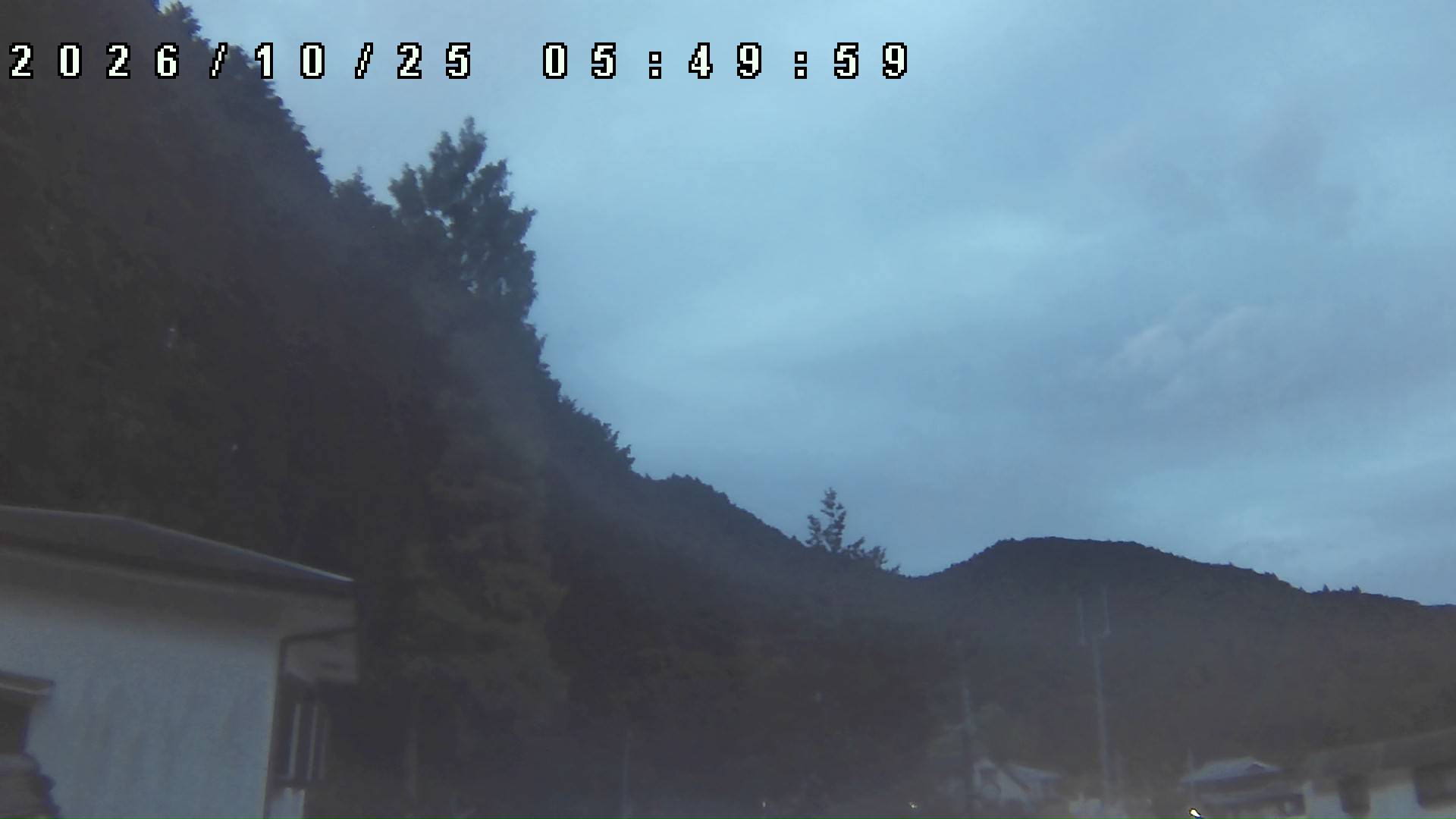 2026年10月25日 05:50ごろの金剛山登山口周辺の空
