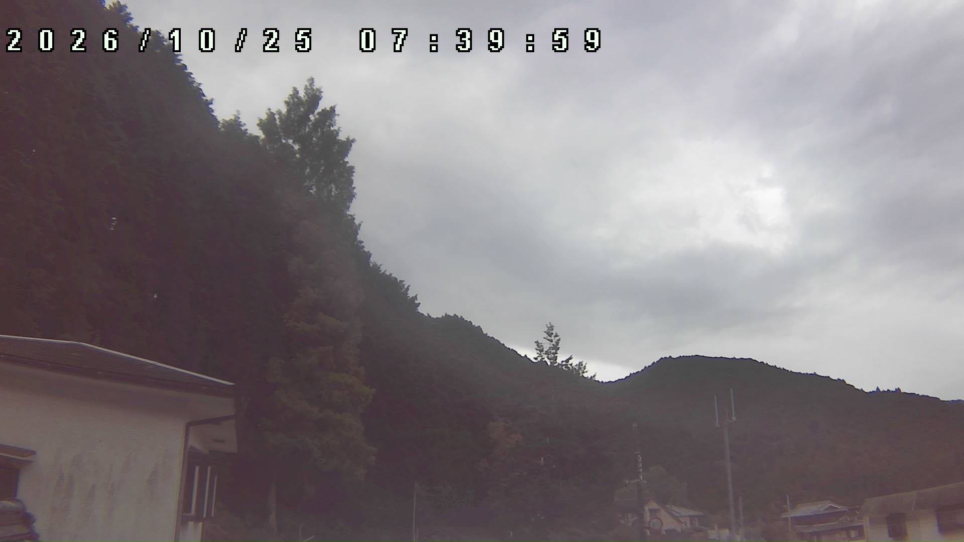 2026年10月25日 07:40ごろの金剛山登山口周辺の空