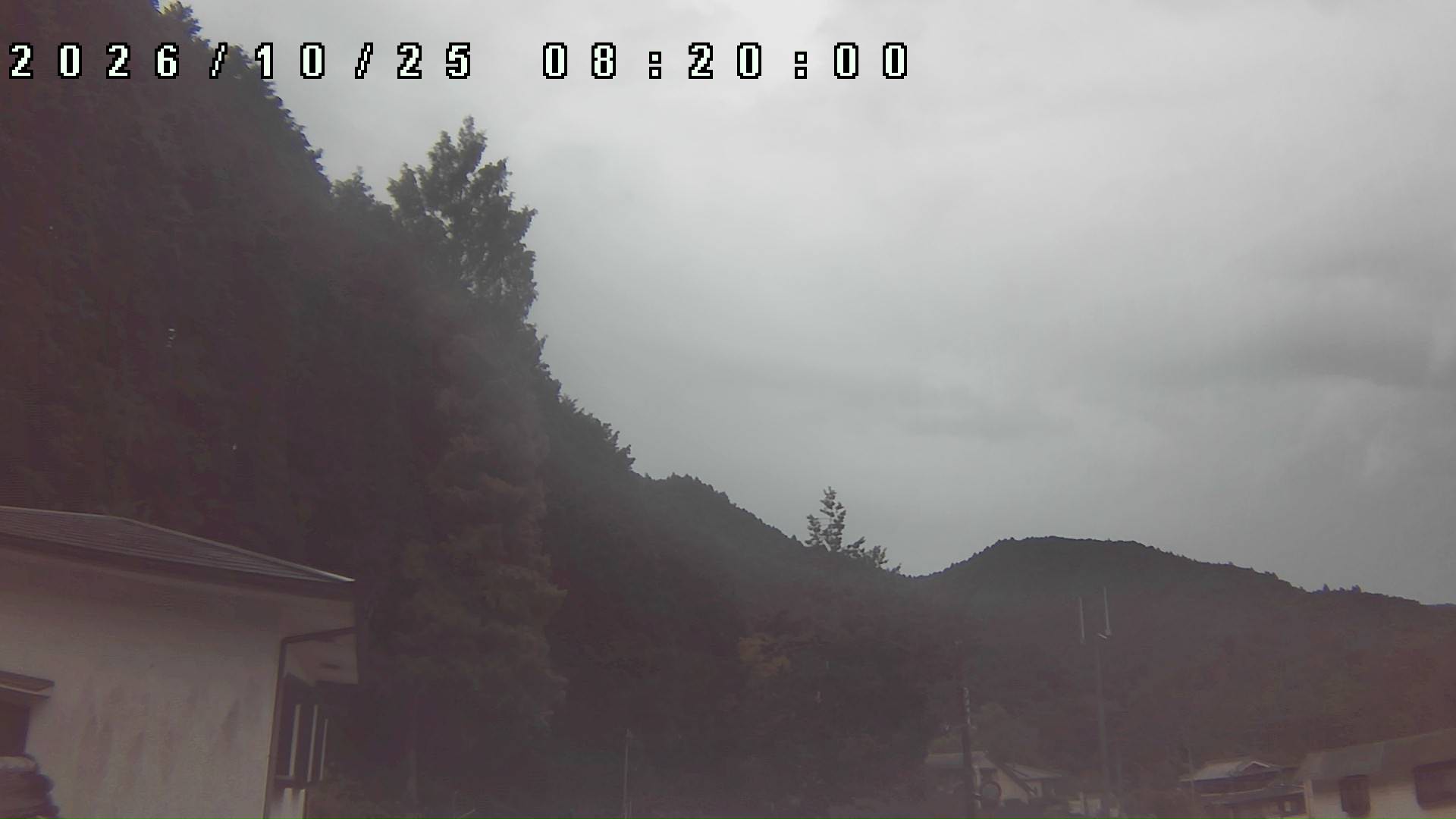 2026年10月25日 08:20ごろの金剛山登山口周辺の空