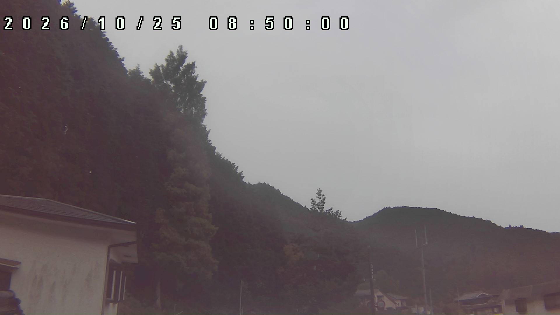 2026年10月25日 08:50ごろの金剛山登山口周辺の空